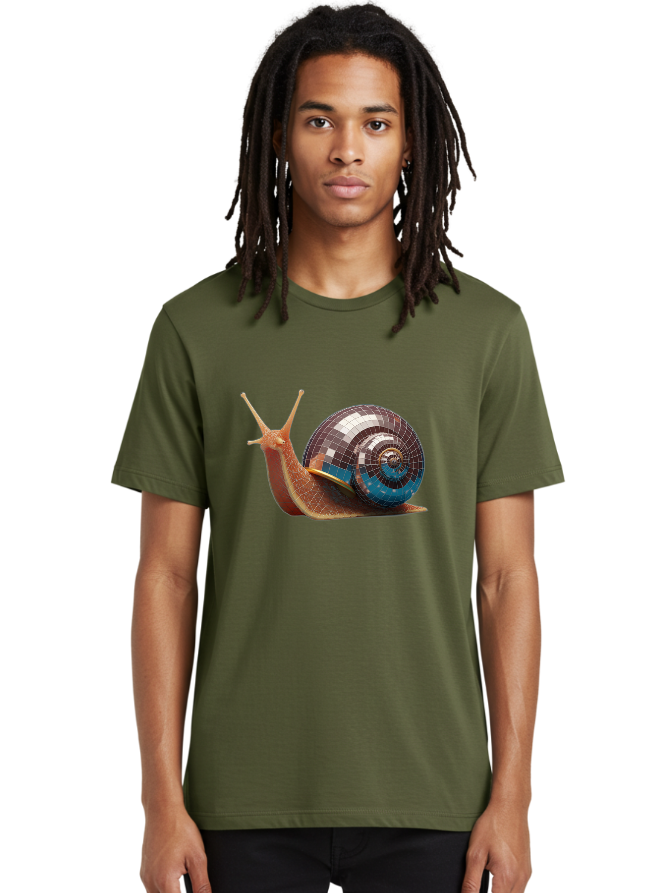 Disco-Snail-5 Men'S Graphic Tee, 100% Cotton, Comfortable Casual Summer Wear, Machine Washable, Vintage Camera, Old Camera, Antique Camera, Black Camera, Classic Photography, Photography Equipment, Nostalgic Device, Film Camera, Camera Art Bam290