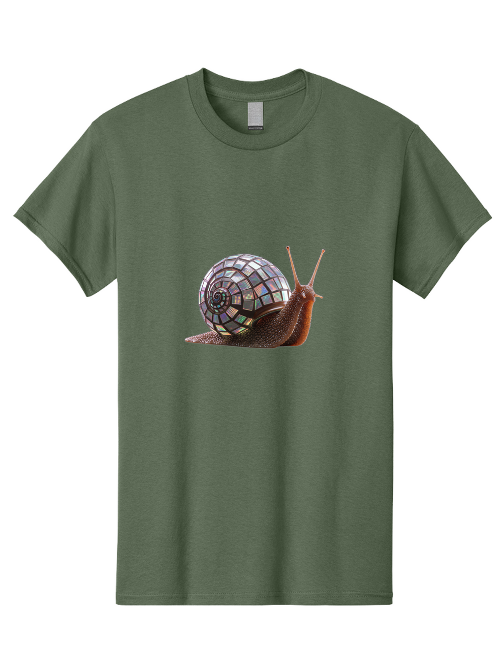 Disco-Snail-6 Men'S Graphic Tee, 100% Cotton, Comfortable Casual Summer Wear, Machine Washable, Vintage Camera, Old Camera, Antique Camera, Black Camera, Classic Photography, Photography Equipment, Nostalgic Device, Film Camera, Camera Art Bam291