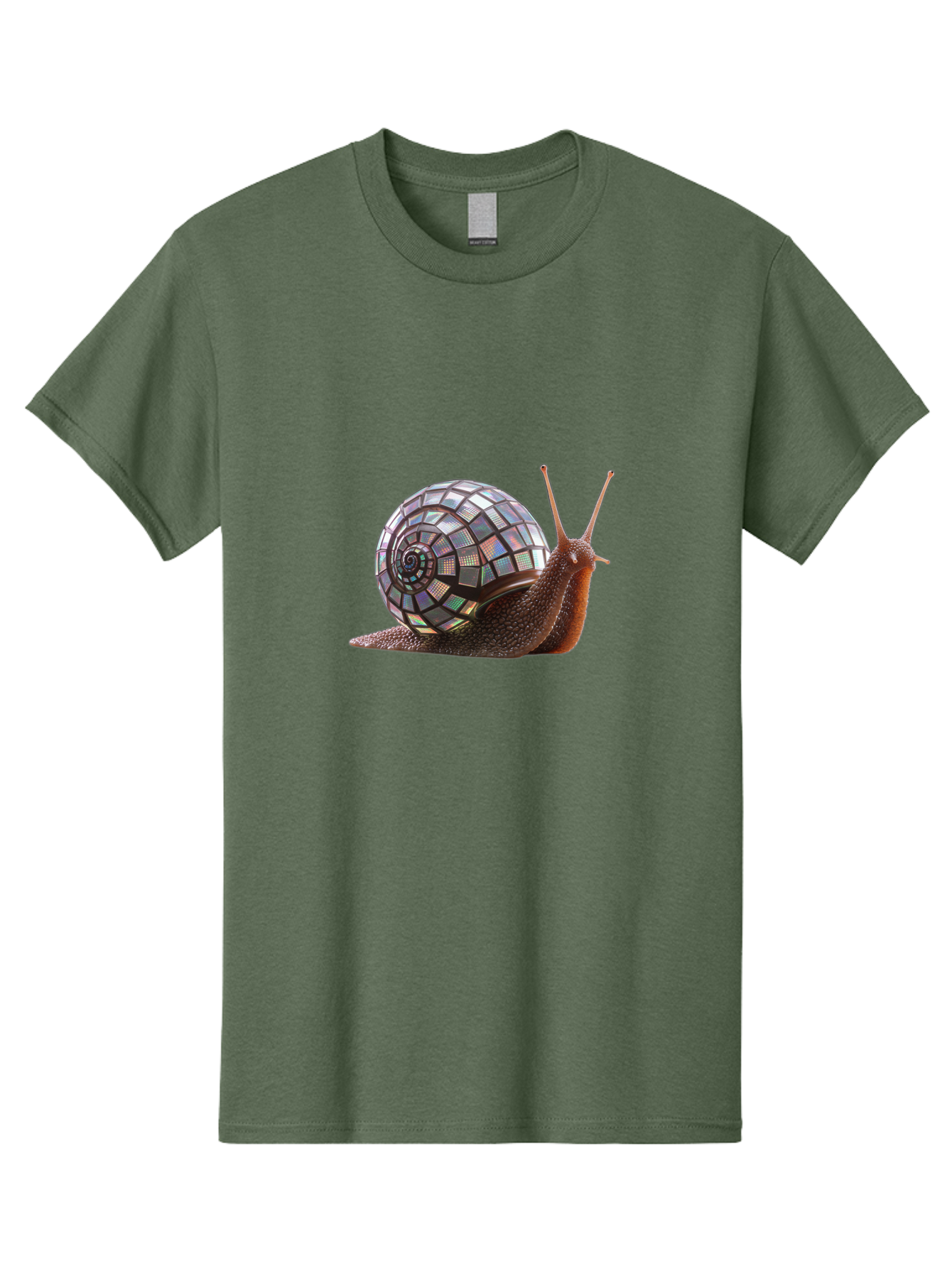 Disco-Snail-6 Men'S Graphic Tee, 100% Cotton, Comfortable Casual Summer Wear, Machine Washable, Vintage Camera, Old Camera, Antique Camera, Black Camera, Classic Photography, Photography Equipment, Nostalgic Device, Film Camera, Camera Art Bam291