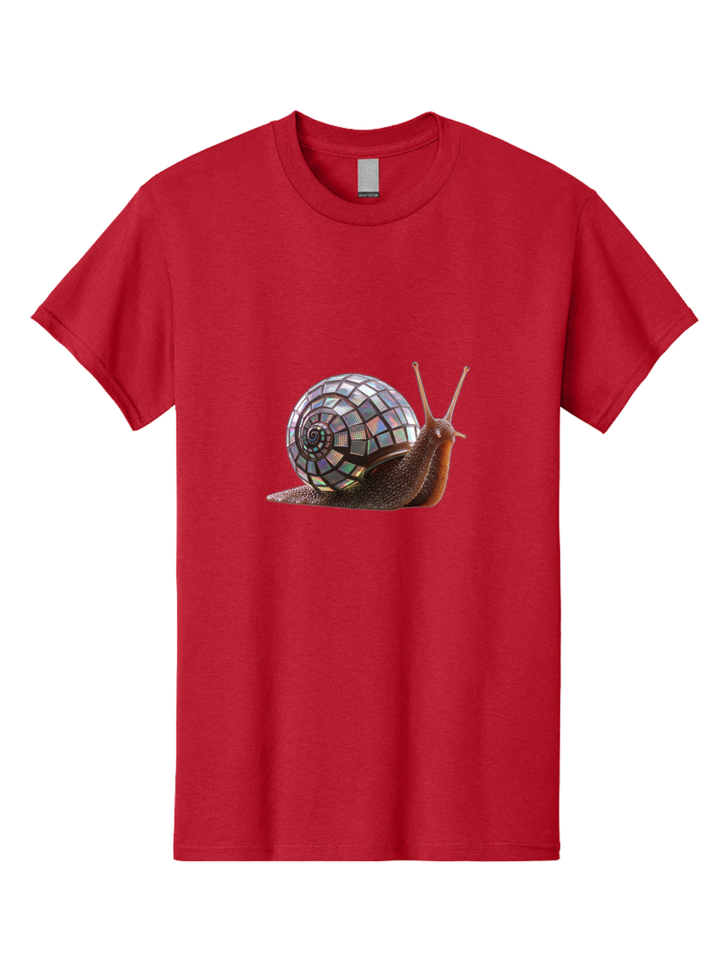 Disco-Snail-6 Men'S Graphic Tee, 100% Cotton, Comfortable Casual Summer Wear, Machine Washable, Vintage Camera, Old Camera, Antique Camera, Black Camera, Classic Photography, Photography Equipment, Nostalgic Device, Film Camera, Camera Art Bam291