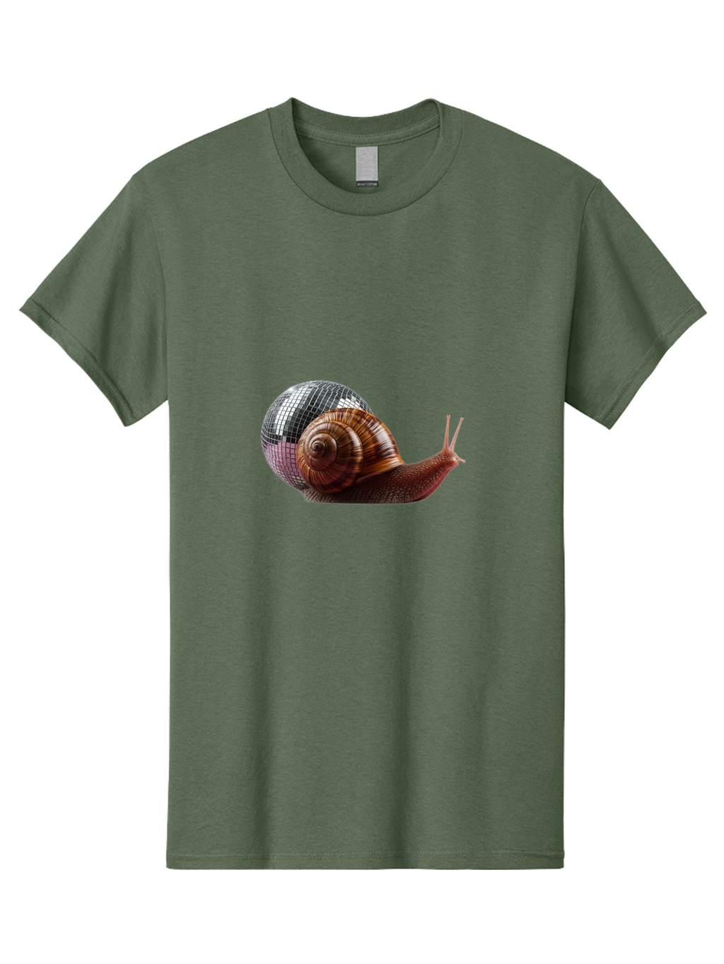Disco-Snail-7 Men'S Graphic Tee, 100% Cotton, Comfortable Casual Summer Wear, Machine Washable, Vintage Camera, Old Camera, Antique Camera, Black Camera, Classic Photography, Photography Equipment, Nostalgic Device, Film Camera, Camera Art Bam292