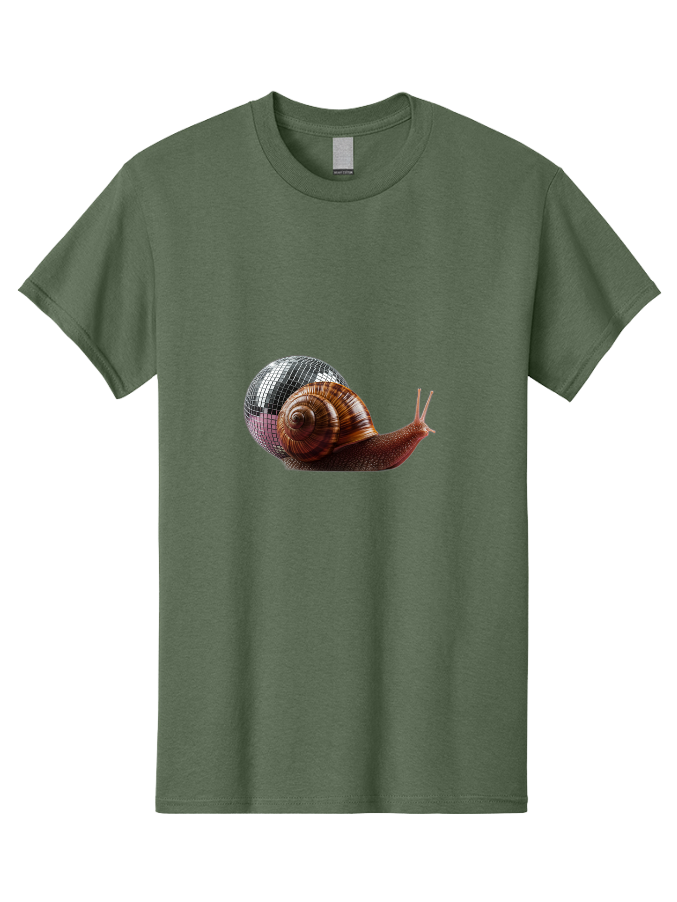 Disco-Snail-7 Men'S Graphic Tee, 100% Cotton, Comfortable Casual Summer Wear, Machine Washable, Vintage Camera, Old Camera, Antique Camera, Black Camera, Classic Photography, Photography Equipment, Nostalgic Device, Film Camera, Camera Art Bam292