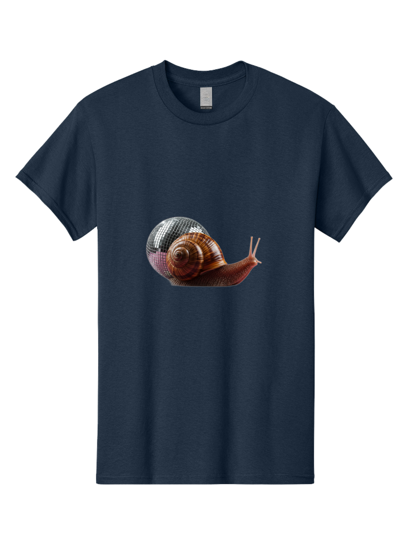 Disco-Snail-7 Men'S Graphic Tee, 100% Cotton, Comfortable Casual Summer Wear, Machine Washable, Vintage Camera, Old Camera, Antique Camera, Black Camera, Classic Photography, Photography Equipment, Nostalgic Device, Film Camera, Camera Art Bam292
