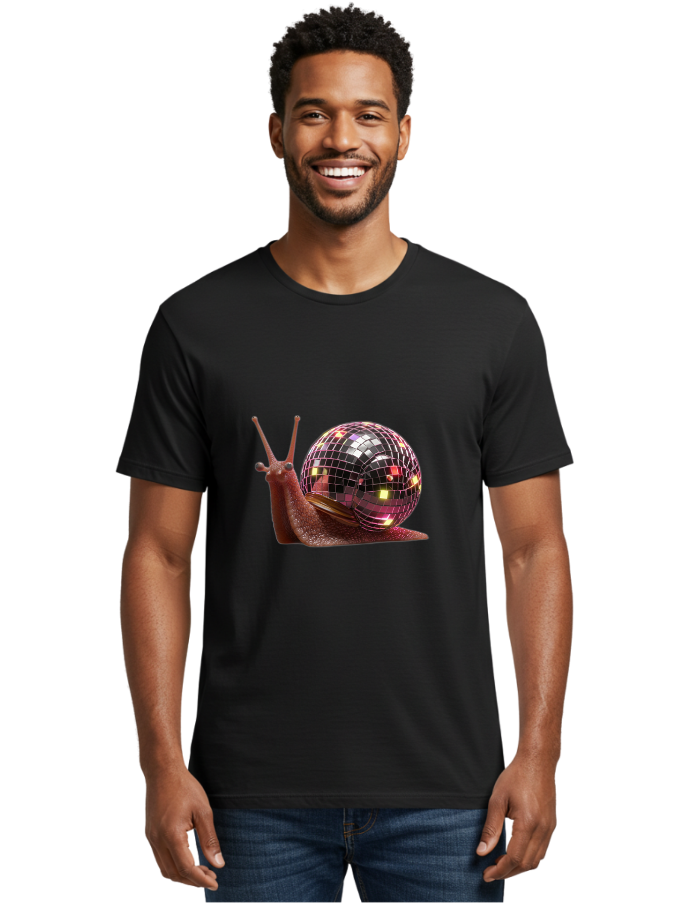 Disco-Snail Men'S Graphic Tee, 100% Cotton, Comfortable Casual Summer Wear, Machine Washable, Vintage Camera, Old Camera, Antique Camera, Black Camera, Classic Photography, Photography Equipment, Nostalgic Device, Film Camera, Camera Art Bam294