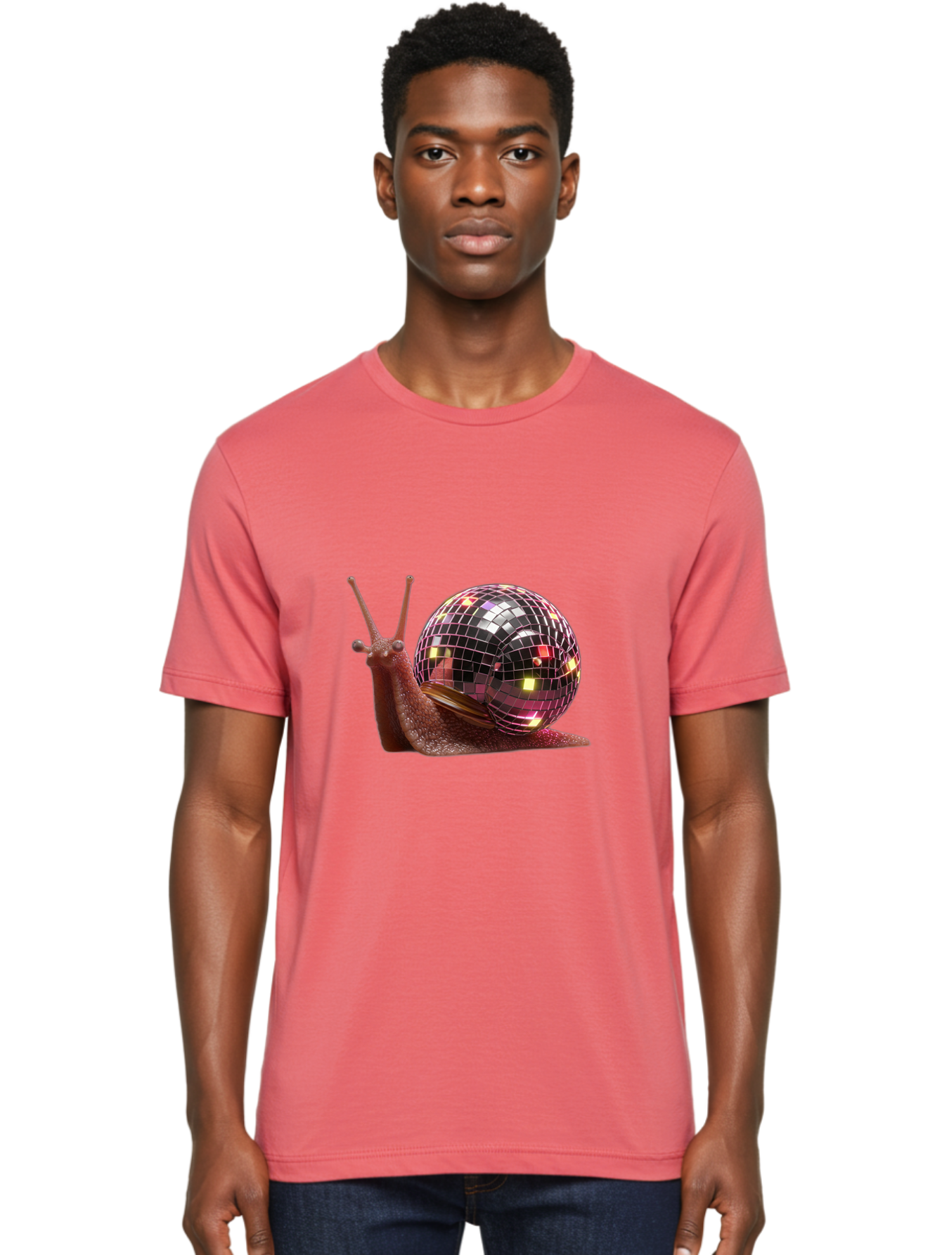 Disco-Snail Men'S Graphic Tee, 100% Cotton, Comfortable Casual Summer Wear, Machine Washable, Vintage Camera, Old Camera, Antique Camera, Black Camera, Classic Photography, Photography Equipment, Nostalgic Device, Film Camera, Camera Art Bam294