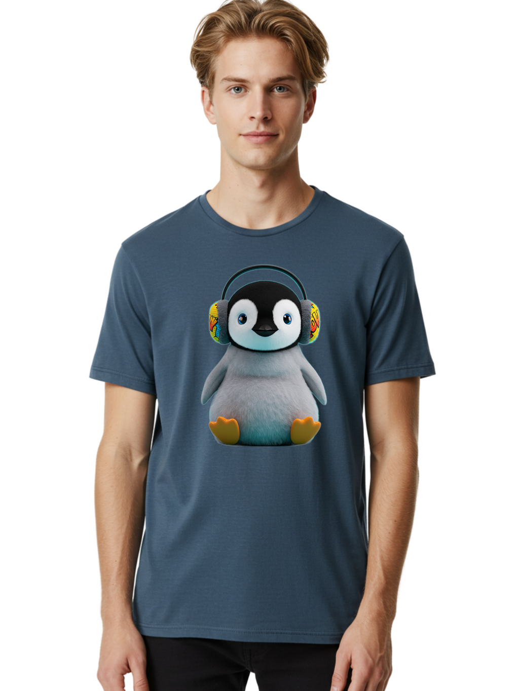 Disney-Penguin Men'S Graphic Tee, 100% Cotton, Comfortable Casual Summer Wear, Machine Washable, Vintage Camera, Old Camera, Antique Camera, Black Camera, Classic Photography, Photography Equipment, Nostalgic Device, Film Camera, Camera Art Bam296