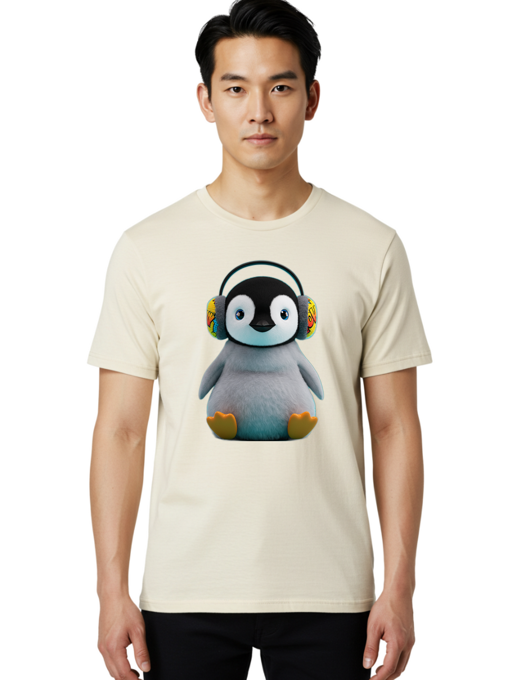 Disney-Penguin Men'S Graphic Tee, 100% Cotton, Comfortable Casual Summer Wear, Machine Washable, Vintage Camera, Old Camera, Antique Camera, Black Camera, Classic Photography, Photography Equipment, Nostalgic Device, Film Camera, Camera Art Bam296