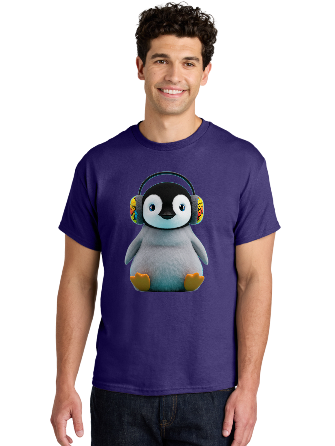 Disney-Penguin Men'S Graphic Tee, 100% Cotton, Comfortable Casual Summer Wear, Machine Washable, Vintage Camera, Old Camera, Antique Camera, Black Camera, Classic Photography, Photography Equipment, Nostalgic Device, Film Camera, Camera Art Bam296