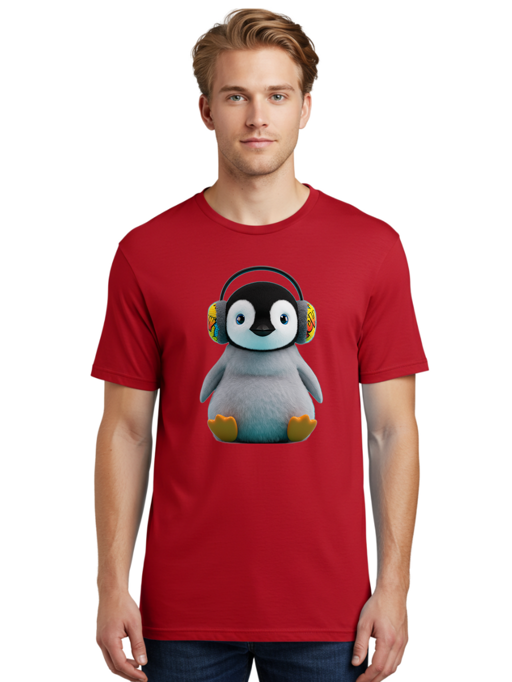 Disney-Penguin Men'S Graphic Tee, 100% Cotton, Comfortable Casual Summer Wear, Machine Washable, Vintage Camera, Old Camera, Antique Camera, Black Camera, Classic Photography, Photography Equipment, Nostalgic Device, Film Camera, Camera Art Bam296