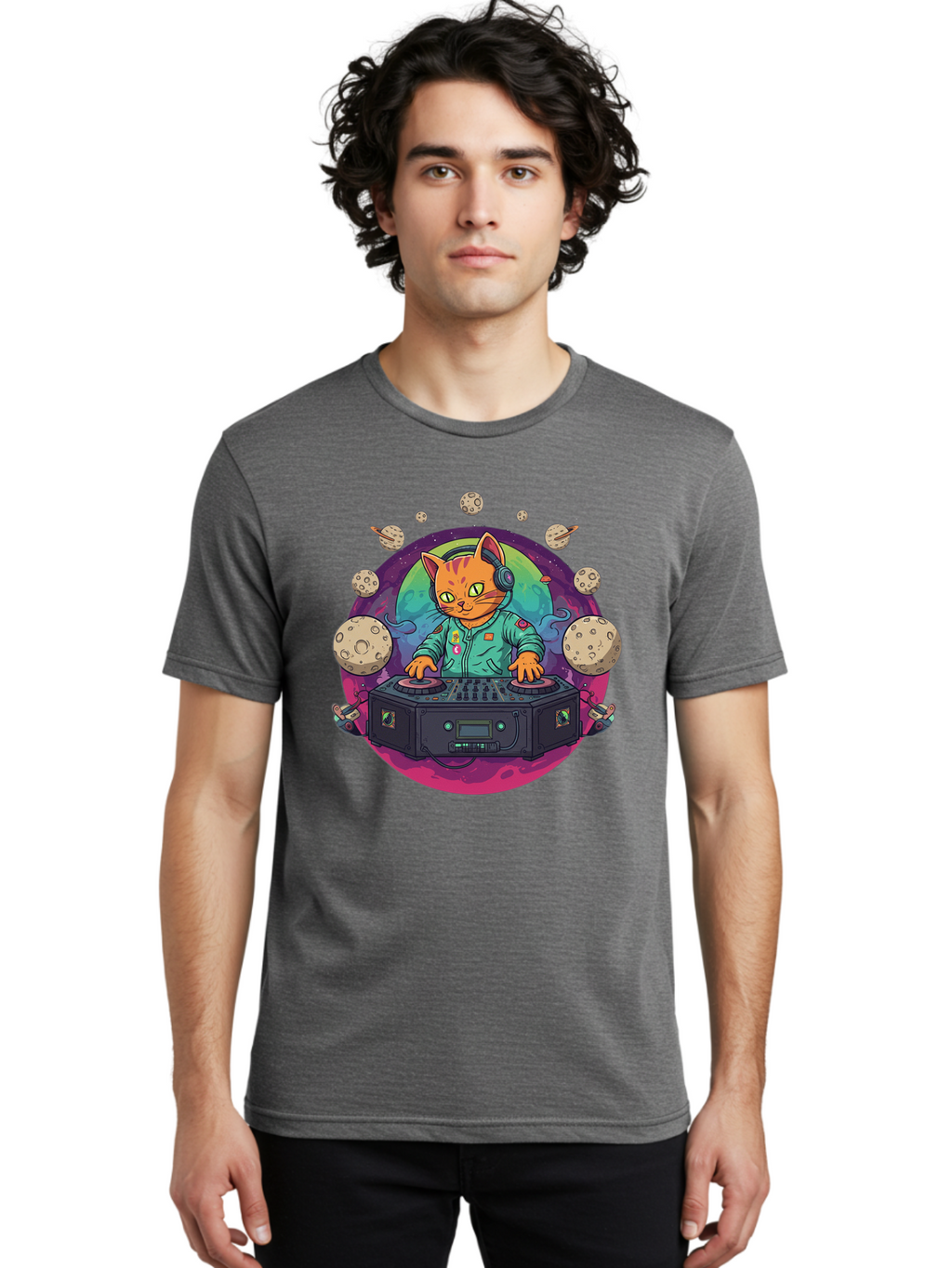 Dj-Cat-2 Men'S Graphic Tee, 100% Cotton, Comfortable Casual Summer Wear, Machine Washable, Vintage Camera, Old Camera, Antique Camera, Black Camera, Classic Photography, Photography Equipment, Nostalgic Device, Film Camera, Camera Art Bam301