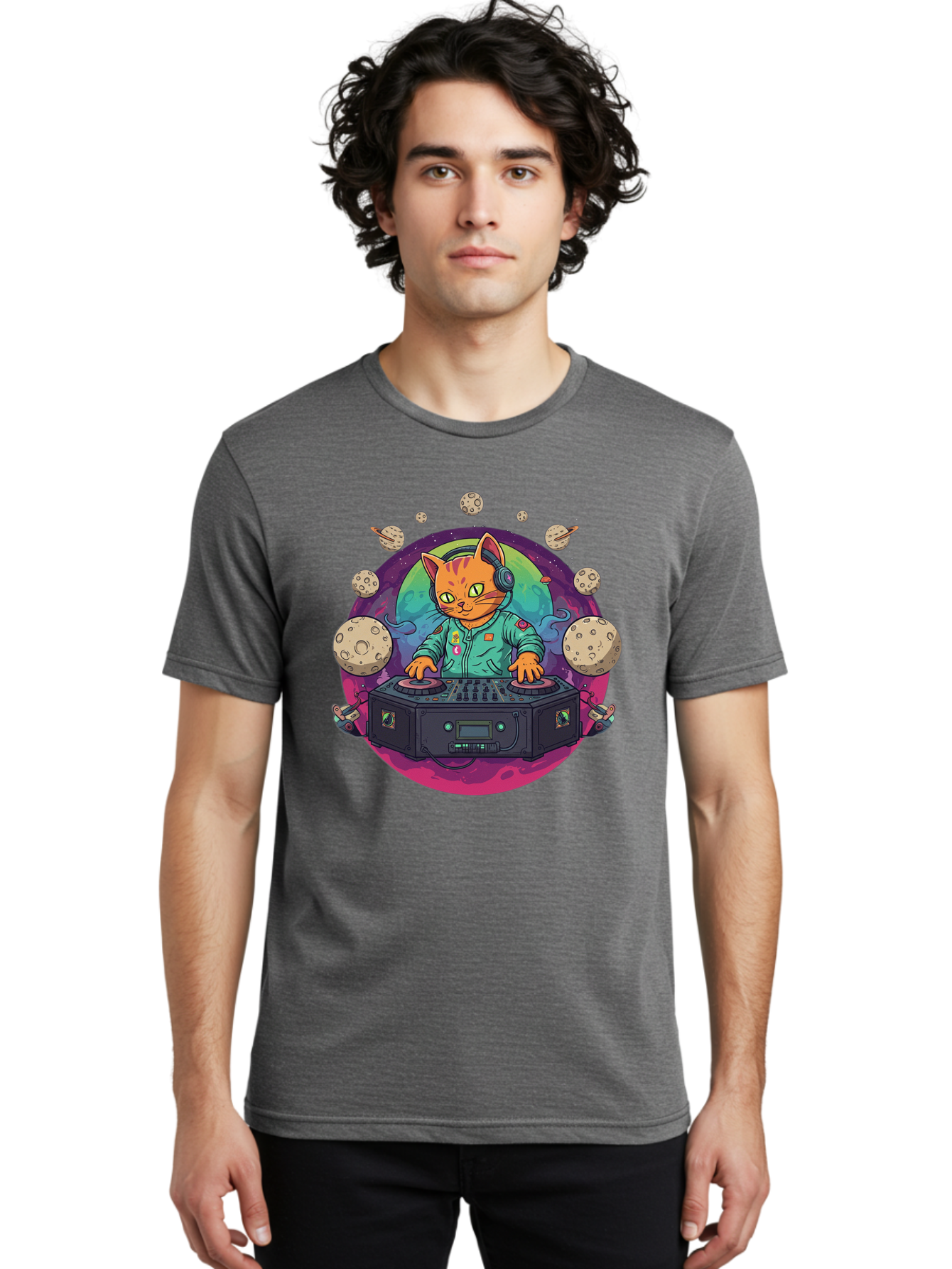 Dj-Cat-2 Men'S Graphic Tee, 100% Cotton, Comfortable Casual Summer Wear, Machine Washable, Vintage Camera, Old Camera, Antique Camera, Black Camera, Classic Photography, Photography Equipment, Nostalgic Device, Film Camera, Camera Art Bam301