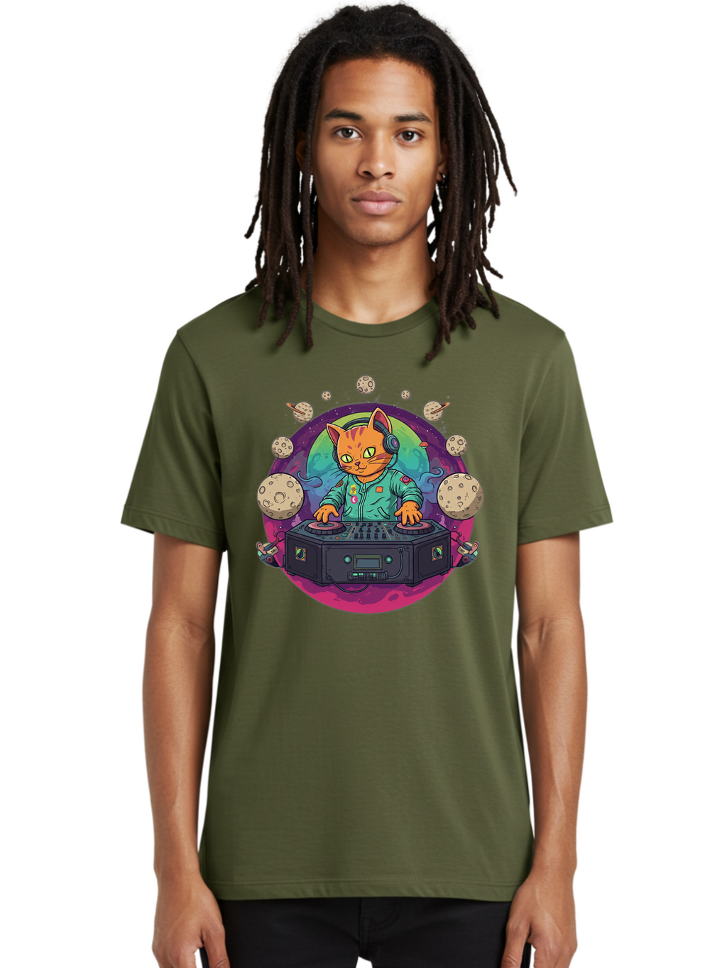 Dj-Cat-2 Men'S Graphic Tee, 100% Cotton, Comfortable Casual Summer Wear, Machine Washable, Vintage Camera, Old Camera, Antique Camera, Black Camera, Classic Photography, Photography Equipment, Nostalgic Device, Film Camera, Camera Art Bam301