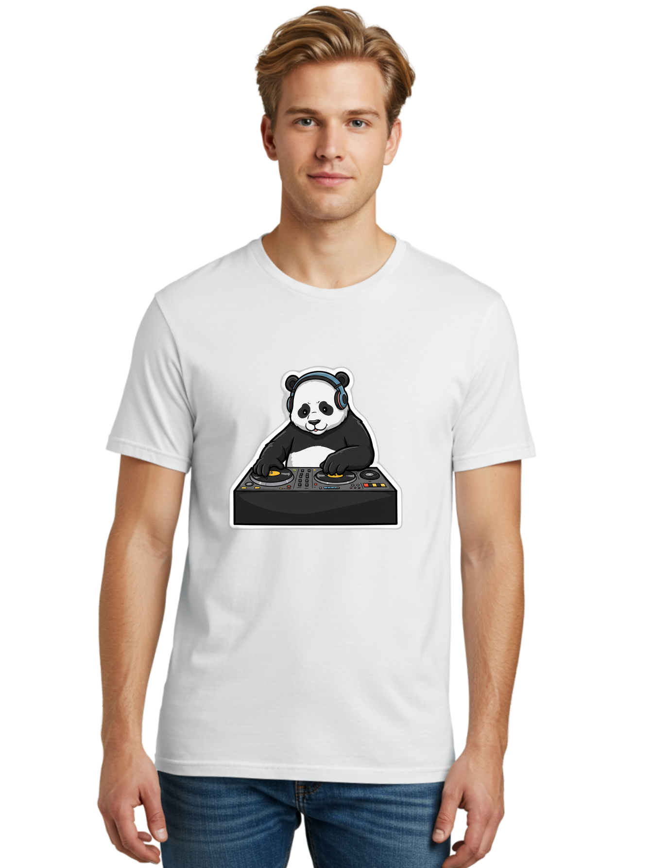 Dj-Panda-1 Men'S Graphic Tee, 100% Cotton, Comfortable Casual Summer Wear, Machine Washable, Vintage Camera, Old Camera, Antique Camera, Black Camera, Classic Photography, Photography Equipment, Nostalgic Device, Film Camera, Camera Art Bam303