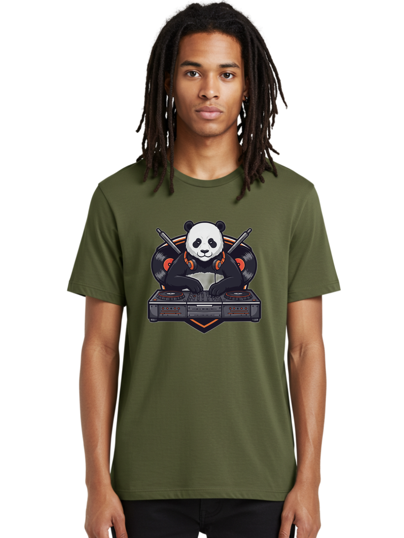 Dj-Panda-2 Men'S Graphic Tee, 100% Cotton, Comfortable Casual Summer Wear, Machine Washable, Vintage Camera, Old Camera, Antique Camera, Black Camera, Classic Photography, Photography Equipment, Nostalgic Device, Film Camera, Camera Art Bam304