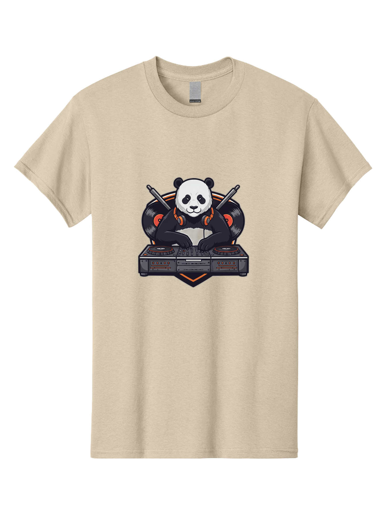 Dj-Panda-2 Men'S Graphic Tee, 100% Cotton, Comfortable Casual Summer Wear, Machine Washable, Vintage Camera, Old Camera, Antique Camera, Black Camera, Classic Photography, Photography Equipment, Nostalgic Device, Film Camera, Camera Art Bam304