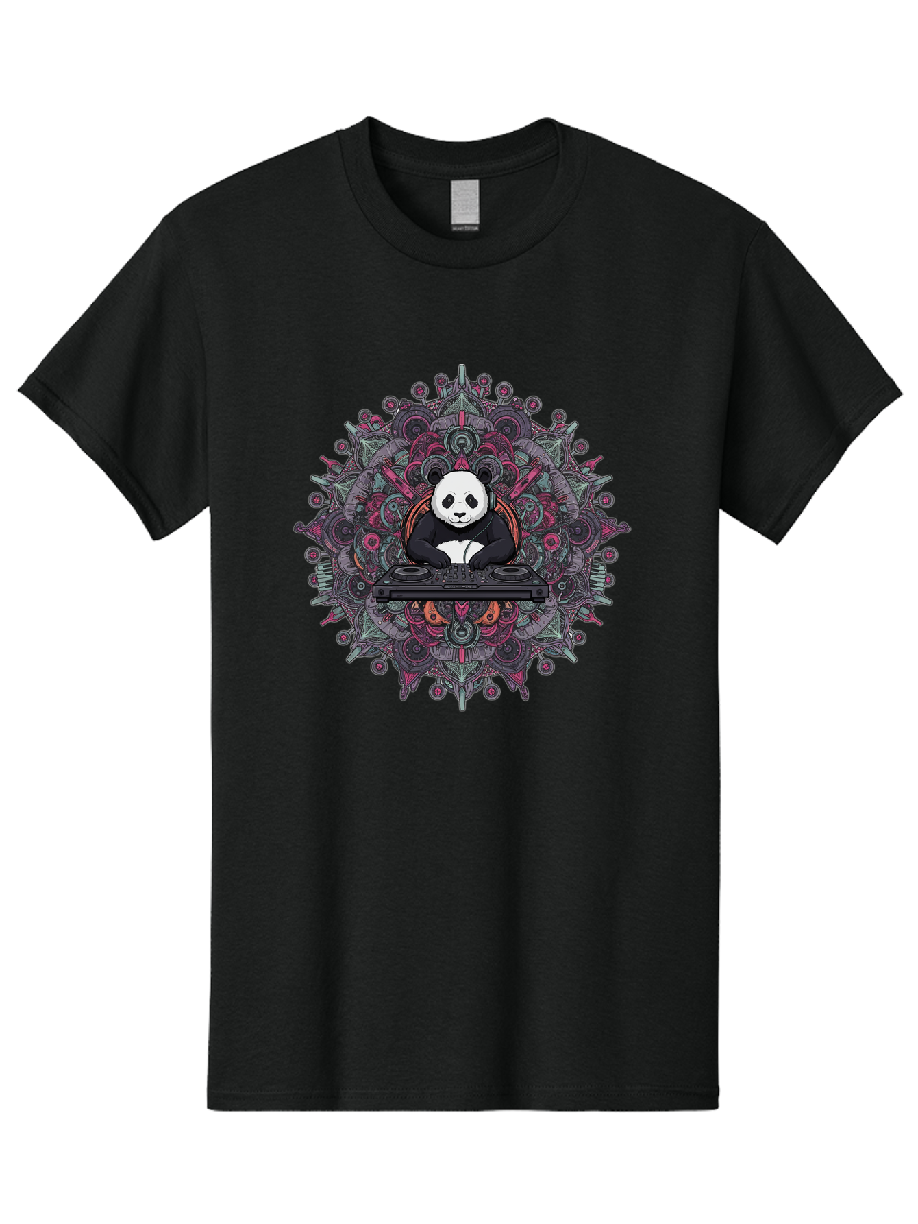 Dj-Panda-3 Men'S Graphic Tee, 100% Cotton, Comfortable Casual Summer Wear, Machine Washable, Vintage Camera, Old Camera, Antique Camera, Black Camera, Classic Photography, Photography Equipment, Nostalgic Device, Film Camera, Camera Art Bam305
