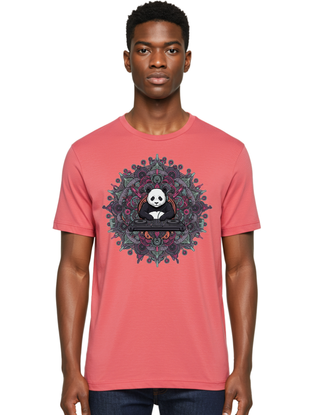 Dj-Panda-3 Men'S Graphic Tee, 100% Cotton, Comfortable Casual Summer Wear, Machine Washable, Vintage Camera, Old Camera, Antique Camera, Black Camera, Classic Photography, Photography Equipment, Nostalgic Device, Film Camera, Camera Art Bam305