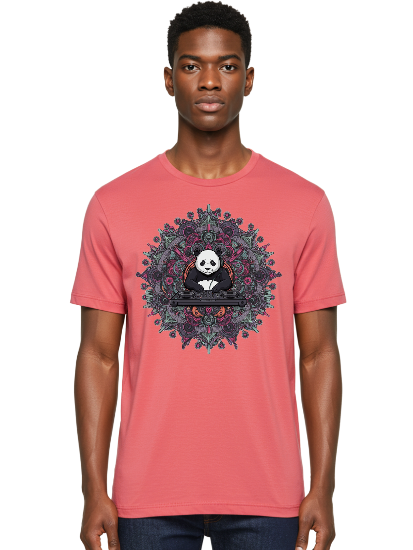 Dj-Panda-3 Men'S Graphic Tee, 100% Cotton, Comfortable Casual Summer Wear, Machine Washable, Vintage Camera, Old Camera, Antique Camera, Black Camera, Classic Photography, Photography Equipment, Nostalgic Device, Film Camera, Camera Art Bam305