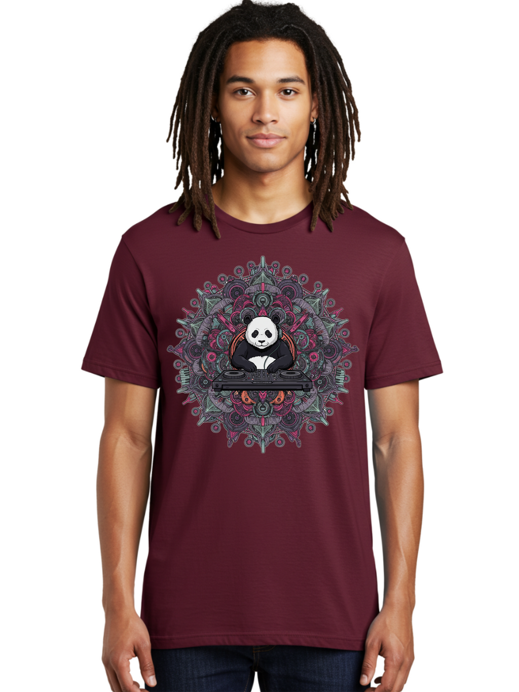 Dj-Panda-3 Men'S Graphic Tee, 100% Cotton, Comfortable Casual Summer Wear, Machine Washable, Vintage Camera, Old Camera, Antique Camera, Black Camera, Classic Photography, Photography Equipment, Nostalgic Device, Film Camera, Camera Art Bam305
