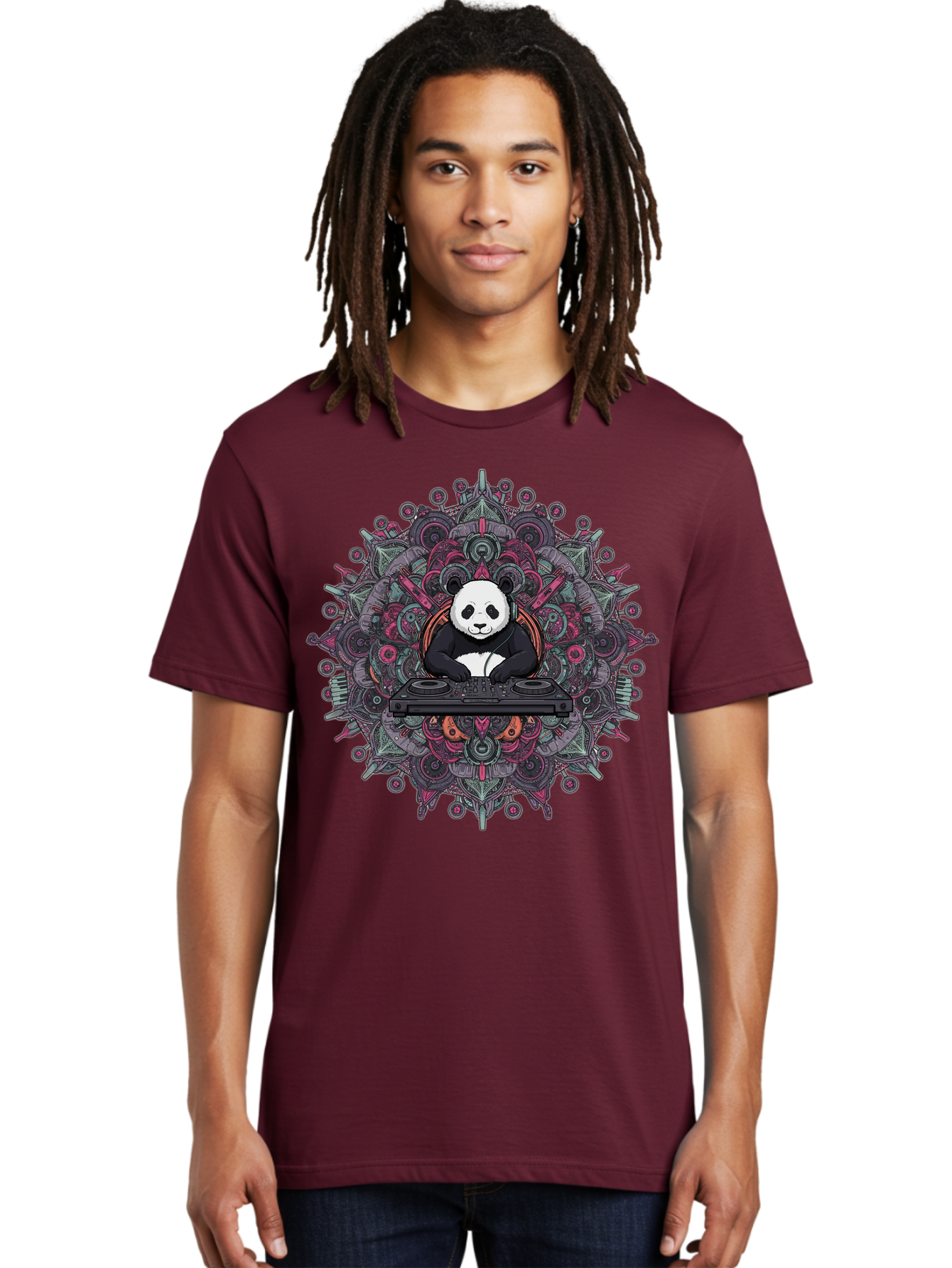 Dj-Panda-3 Men'S Graphic Tee, 100% Cotton, Comfortable Casual Summer Wear, Machine Washable, Vintage Camera, Old Camera, Antique Camera, Black Camera, Classic Photography, Photography Equipment, Nostalgic Device, Film Camera, Camera Art Bam305