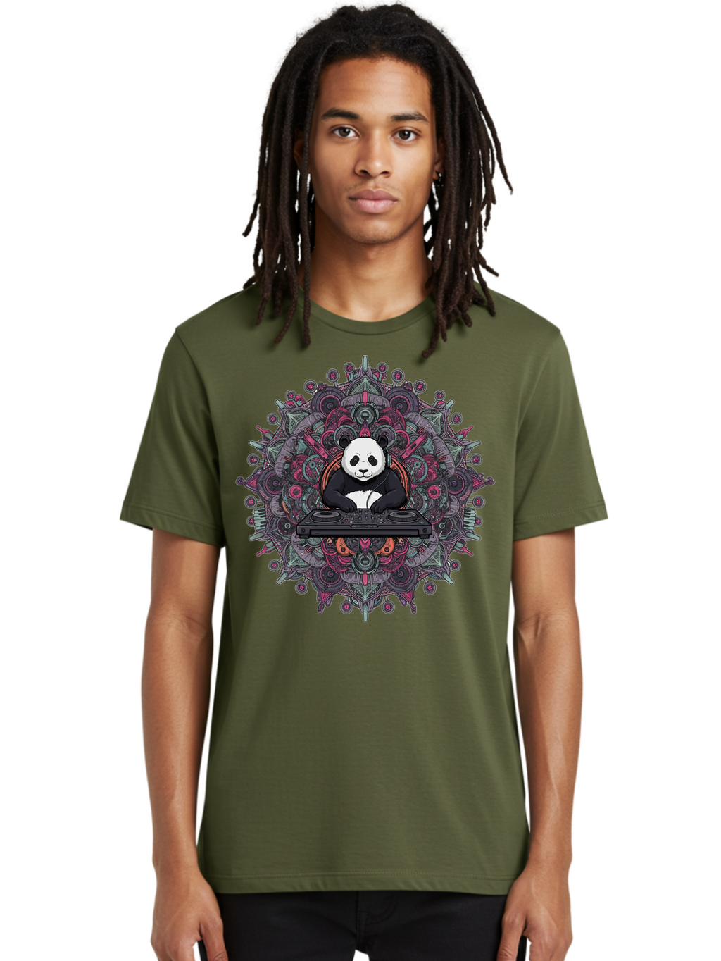Dj-Panda-3 Men'S Graphic Tee, 100% Cotton, Comfortable Casual Summer Wear, Machine Washable, Vintage Camera, Old Camera, Antique Camera, Black Camera, Classic Photography, Photography Equipment, Nostalgic Device, Film Camera, Camera Art Bam305