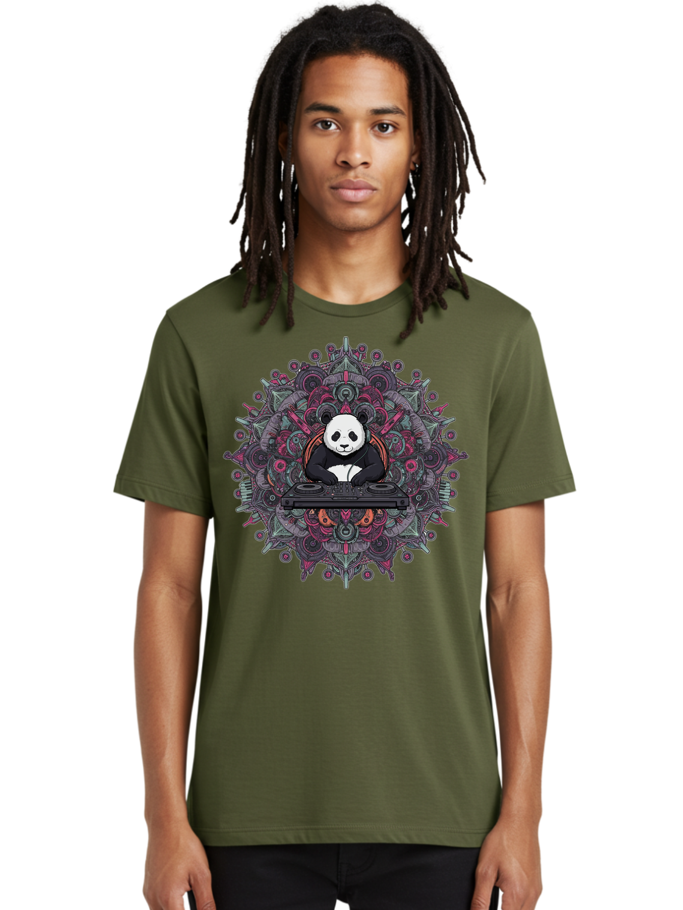 Dj-Panda-3 Men'S Graphic Tee, 100% Cotton, Comfortable Casual Summer Wear, Machine Washable, Vintage Camera, Old Camera, Antique Camera, Black Camera, Classic Photography, Photography Equipment, Nostalgic Device, Film Camera, Camera Art Bam305