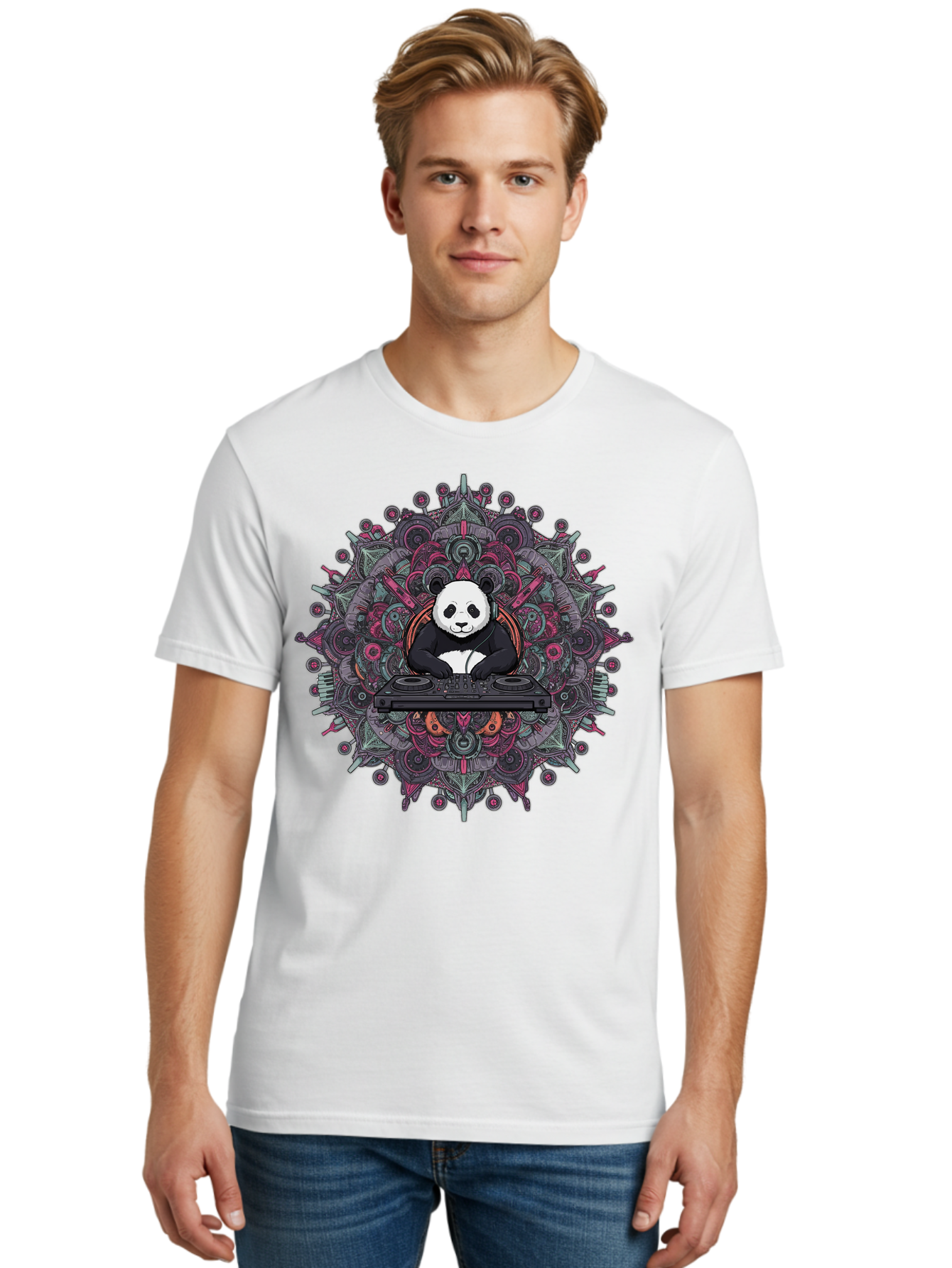 Dj-Panda-3 Men'S Graphic Tee, 100% Cotton, Comfortable Casual Summer Wear, Machine Washable, Vintage Camera, Old Camera, Antique Camera, Black Camera, Classic Photography, Photography Equipment, Nostalgic Device, Film Camera, Camera Art Bam305