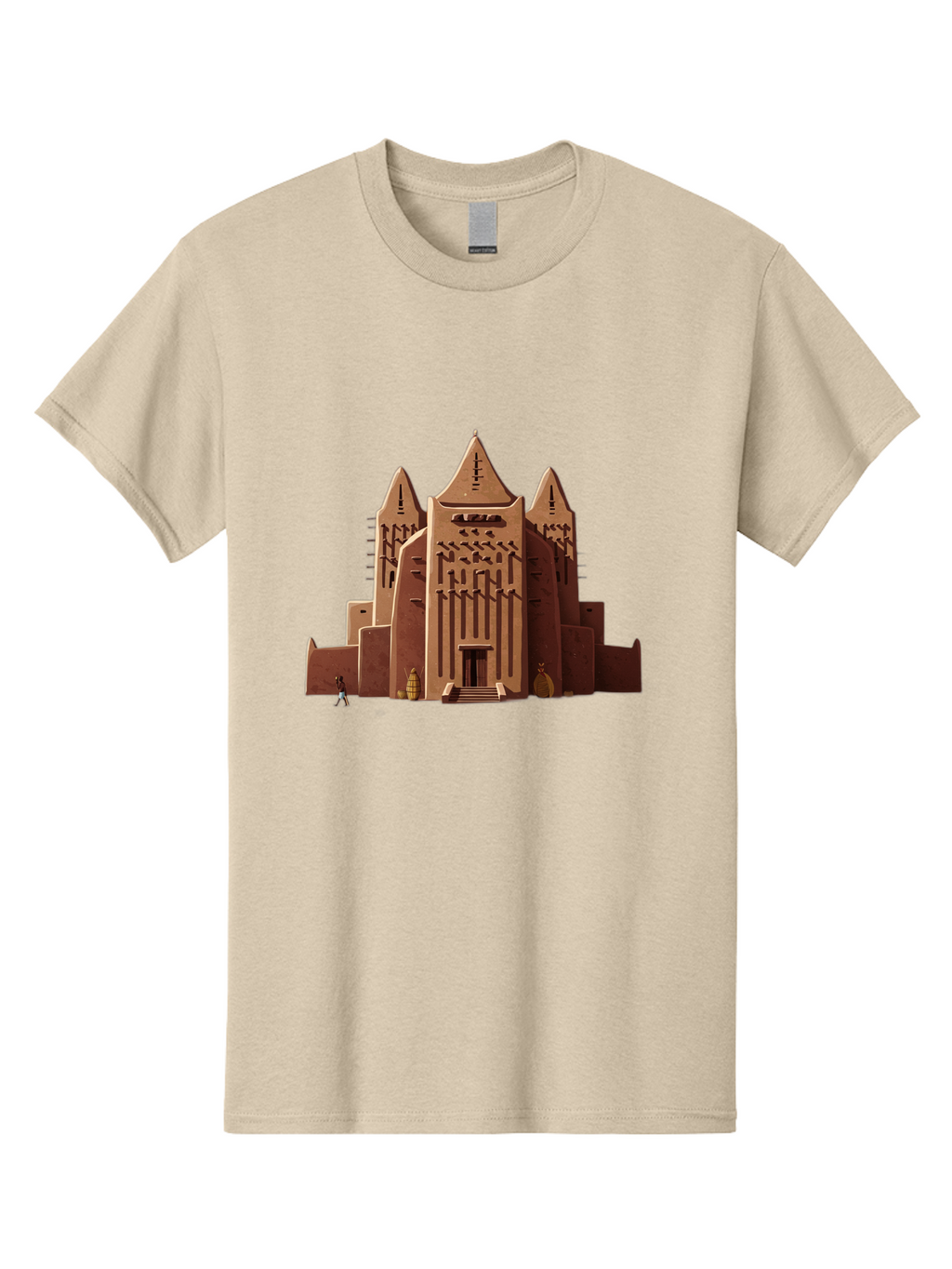 Djenne-Mosque Men'S Graphic Tee, 100% Cotton, Comfortable Casual Summer Wear, Machine Washable, Vintage Camera, Old Camera, Antique Camera, Black Camera, Classic Photography, Photography Equipment, Nostalgic Device, Film Camera, Camera Art Bam308