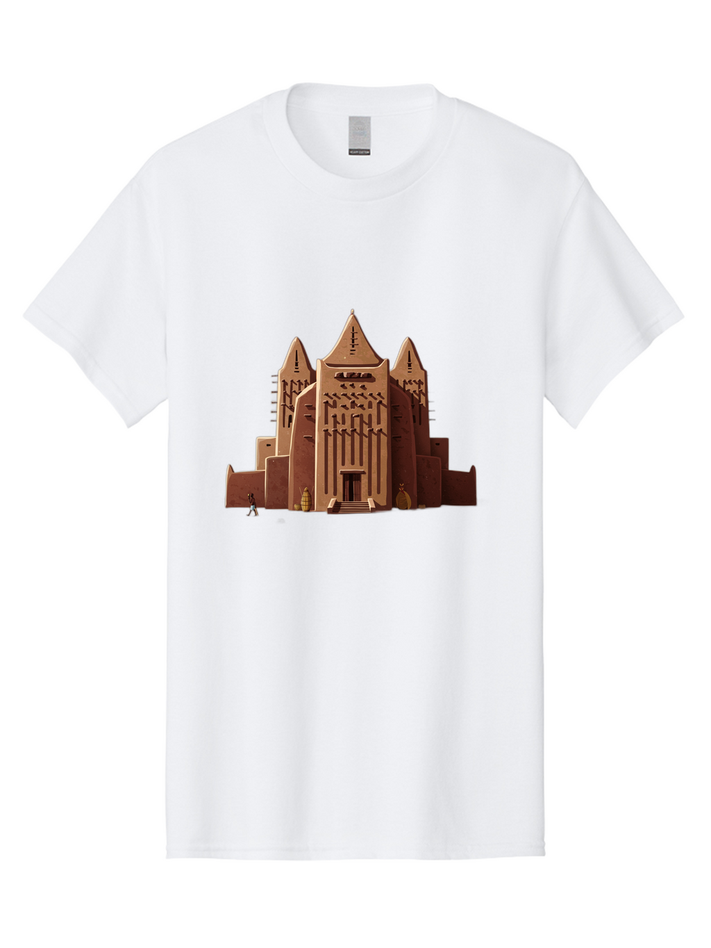 Djenne-Mosque Men'S Graphic Tee, 100% Cotton, Comfortable Casual Summer Wear, Machine Washable, Vintage Camera, Old Camera, Antique Camera, Black Camera, Classic Photography, Photography Equipment, Nostalgic Device, Film Camera, Camera Art Bam308