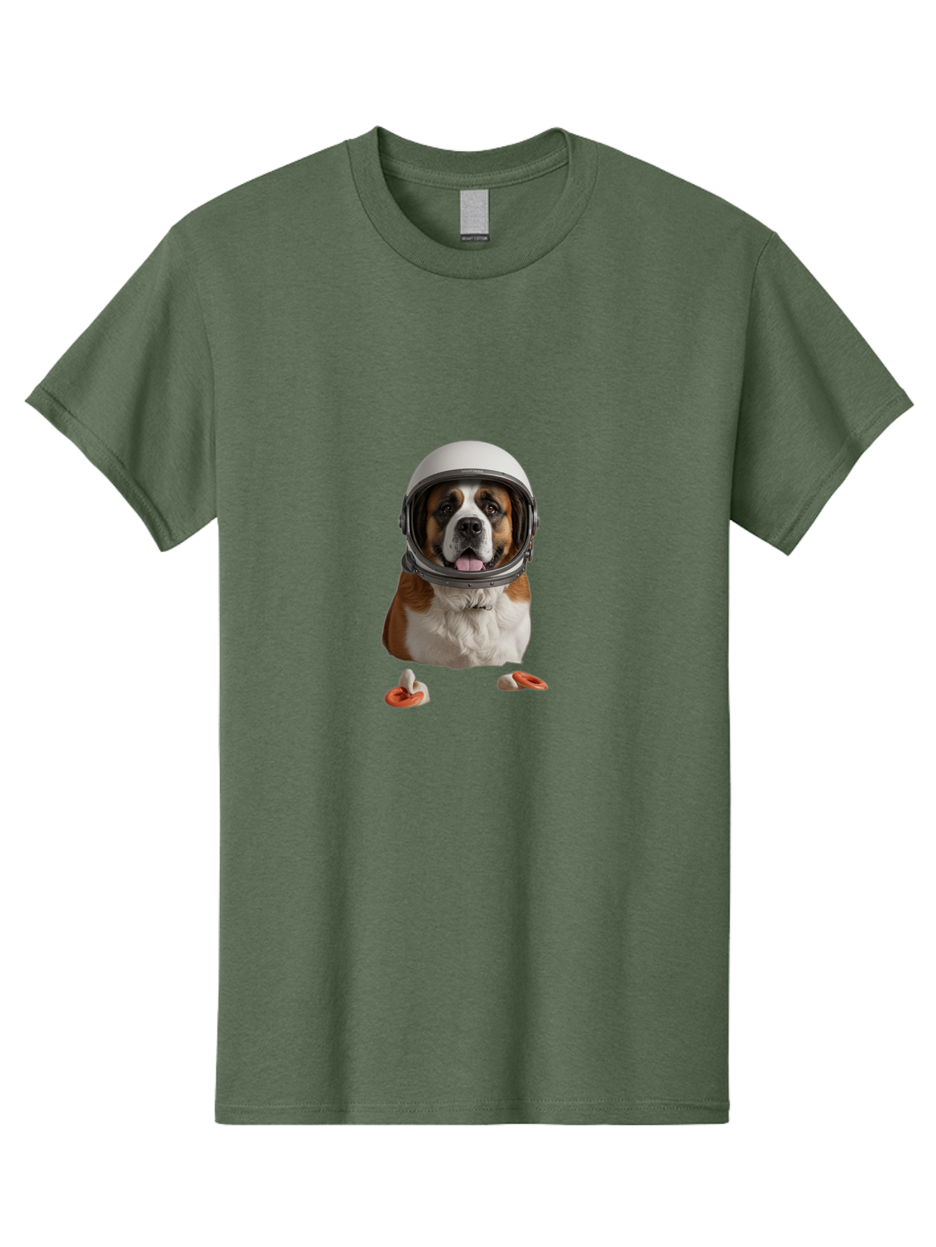 Dog-In-Space-Helmet Men'S Graphic Tee, 100% Cotton, Comfortable Casual Summer Wear, Machine Washable, Vintage Camera, Old Camera, Antique Camera, Black Camera, Classic Photography, Photography Equipment, Nostalgic Device, Film Camera, Bam311