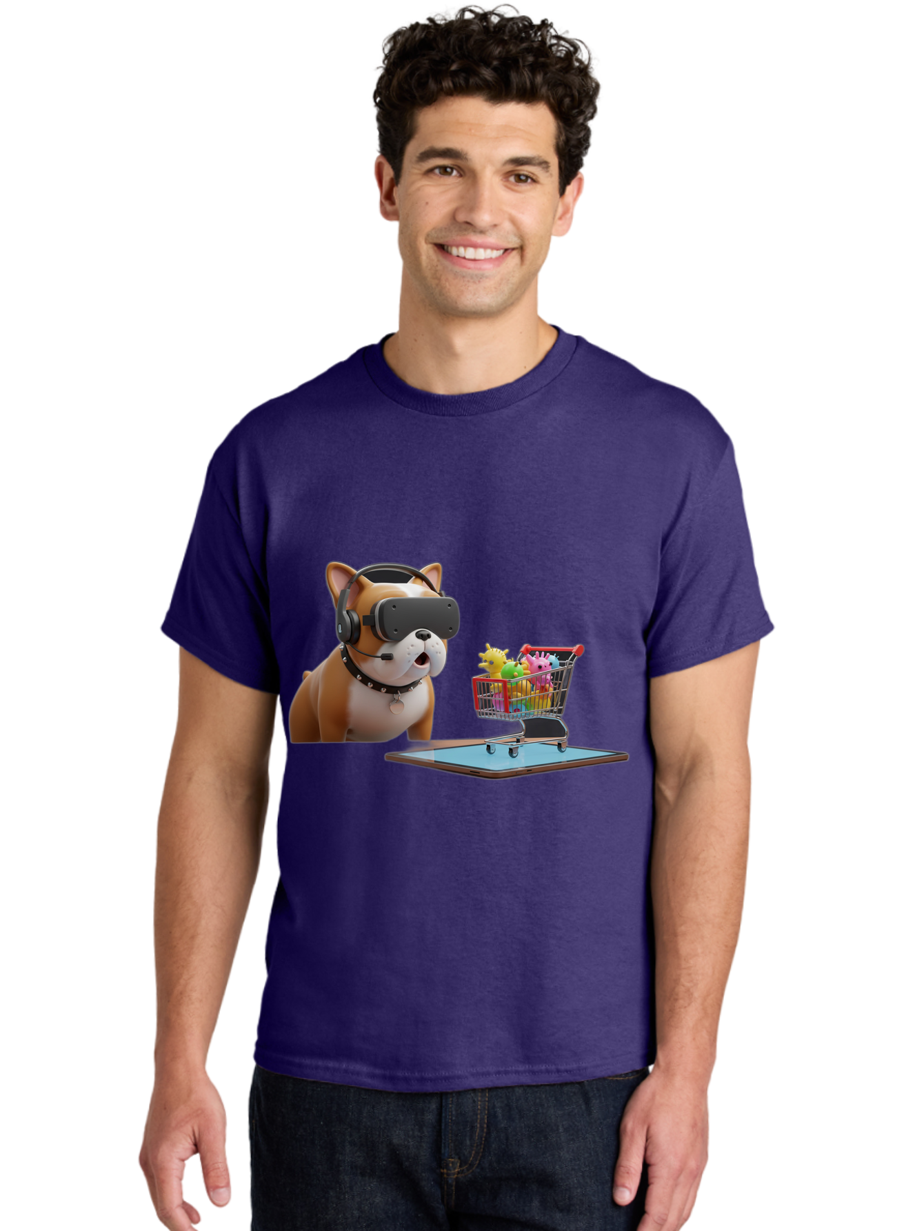 Dog-Vr-Headset Men'S Graphic Tee, 100% Cotton, Comfortable Casual Summer Wear, Machine Washable, Vintage Camera, Old Camera, Antique Camera, Black Camera, Classic Photography, Photography Equipment, Nostalgic Device, Film Camera, Camera Art Bam313
