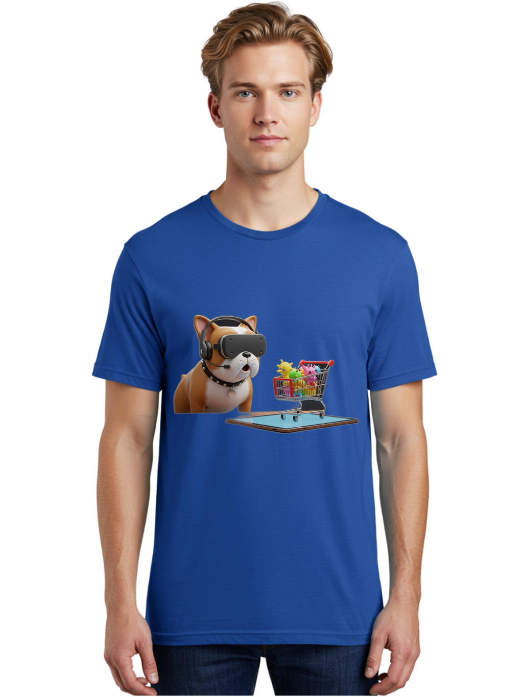 Dog-Vr-Headset Men'S Graphic Tee, 100% Cotton, Comfortable Casual Summer Wear, Machine Washable, Vintage Camera, Old Camera, Antique Camera, Black Camera, Classic Photography, Photography Equipment, Nostalgic Device, Film Camera, Camera Art Bam313