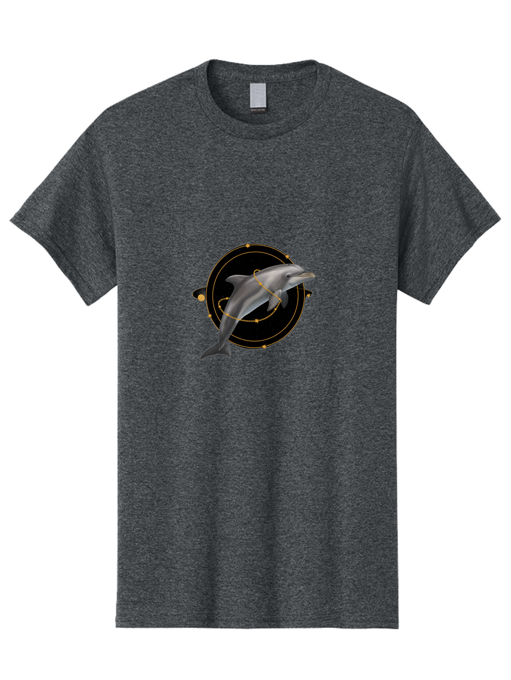Dolphin-Constellation Men'S Graphic Tee, 100% Cotton, Comfortable Casual Summer Wear, Machine Washable, Vintage Camera, Old Camera, Antique Camera, Black Camera, Classic Photography, Photography Equipment, Nostalgic Device, Film Camera, Bam315