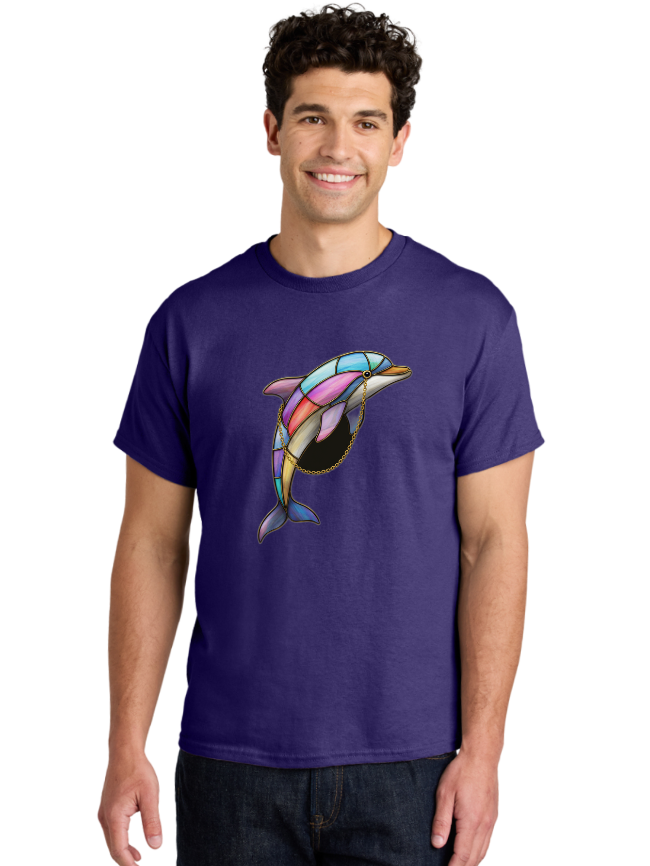 Dolphin-In-Chain Men'S Graphic Tee, 100% Cotton, Comfortable Casual Summer Wear, Machine Washable, Vintage Camera, Old Camera, Antique Camera, Black Camera, Classic Photography, Photography Equipment, Nostalgic Device, Film Camera, Camera Art Bam316