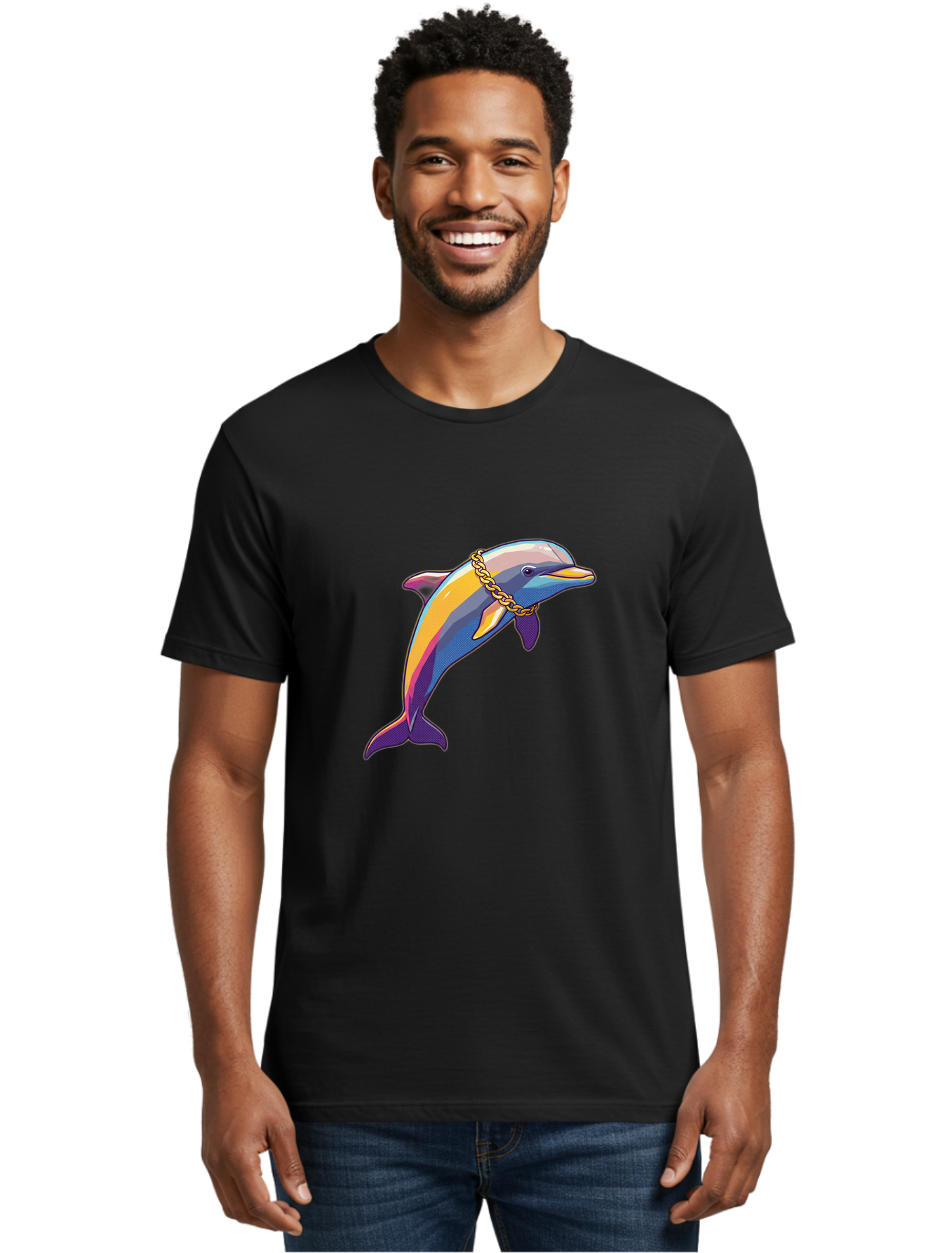 Dolphin Men'S Graphic Tee, 100% Cotton, Comfortable Casual Summer Wear, Machine Washable, Vintage Camera, Old Camera, Antique Camera, Black Camera, Classic Photography, Photography Equipment, Nostalgic Device, Film Camera, Camera Art Bam321