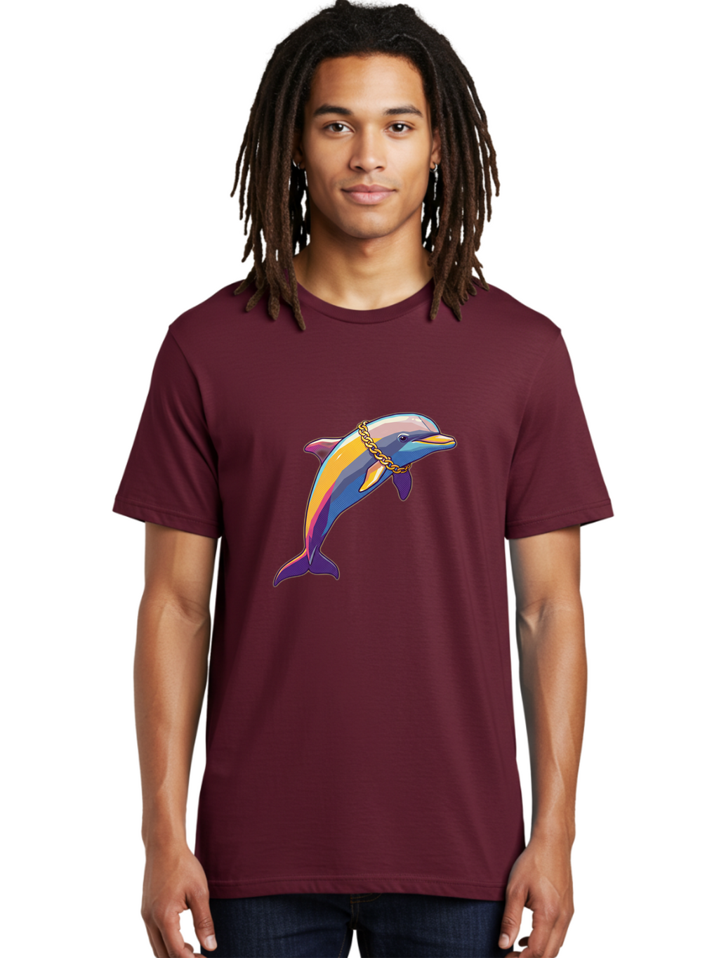 Dolphin Men'S Graphic Tee, 100% Cotton, Comfortable Casual Summer Wear, Machine Washable, Vintage Camera, Old Camera, Antique Camera, Black Camera, Classic Photography, Photography Equipment, Nostalgic Device, Film Camera, Camera Art Bam321