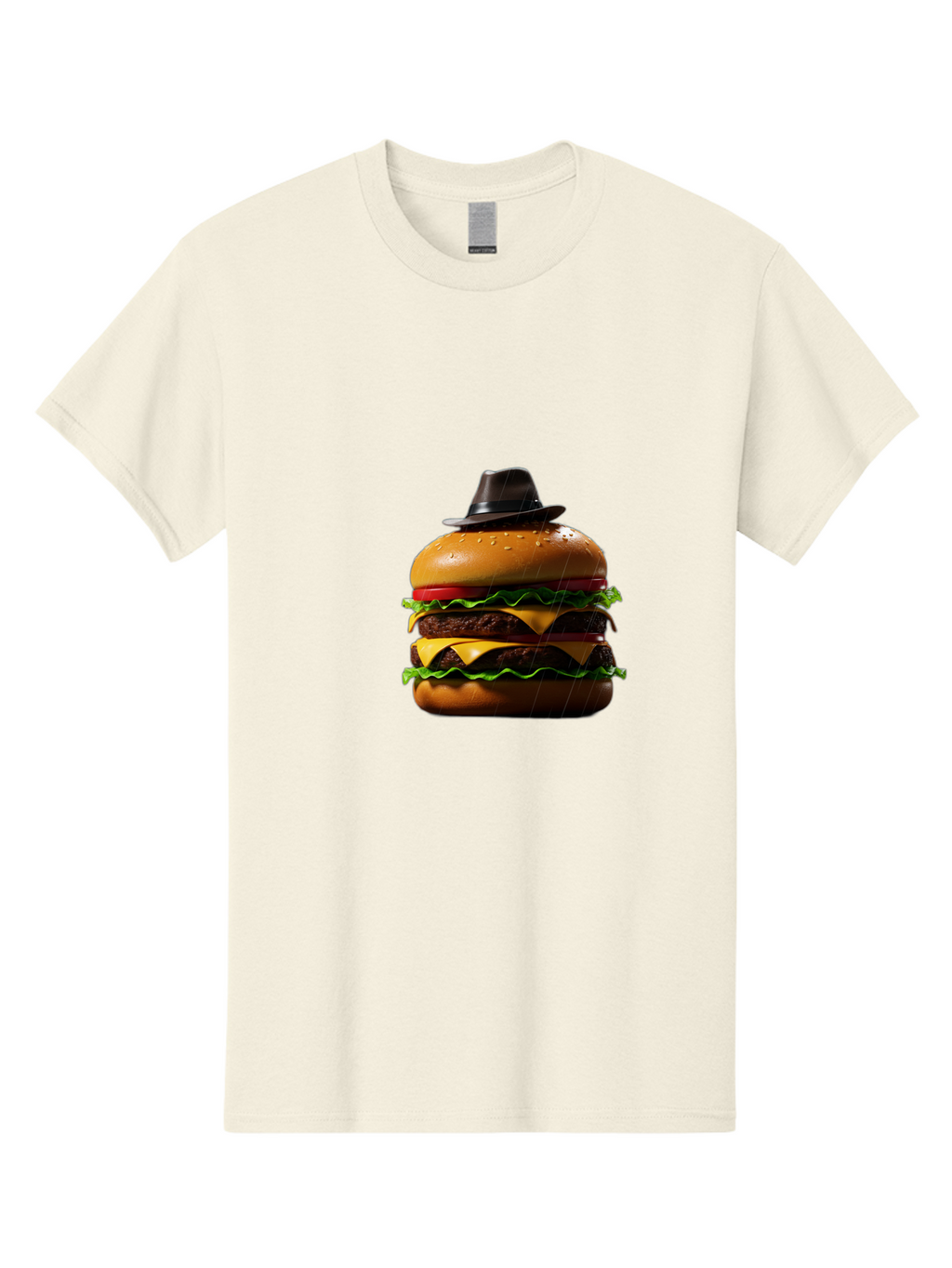Double-Cheeseburger-With-Hat Men'S Graphic Tee, 100% Cotton, Comfortable Casual Summer Wear, Machine Washable, Vintage Camera, Old Camera, Antique Camera, Black Camera, Classic Photography, Photography Equipment, Nostalgic Device, Film Camera, Bam325