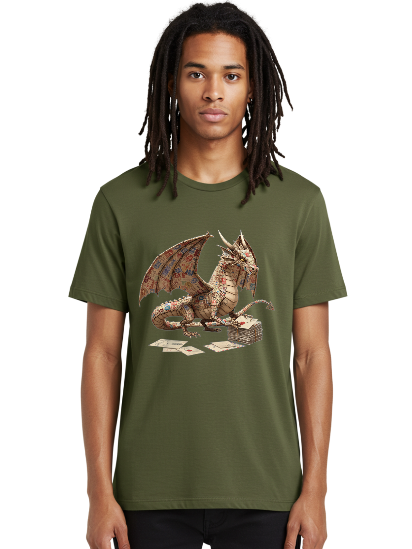 Dragon-Made-Of-Playing-Cards Men'S Graphic Tee, 100% Cotton, Comfortable Casual Summer Wear, Machine Washable, Vintage Camera, Old Camera, Antique Camera, Black Camera, Classic Photography, Photography Equipment, Nostalgic Device, Film Camera, Bam330