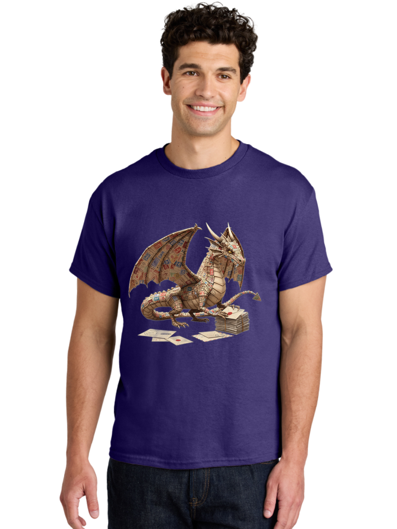 Dragon-Made-Of-Playing-Cards Men'S Graphic Tee, 100% Cotton, Comfortable Casual Summer Wear, Machine Washable, Vintage Camera, Old Camera, Antique Camera, Black Camera, Classic Photography, Photography Equipment, Nostalgic Device, Film Camera, Bam330