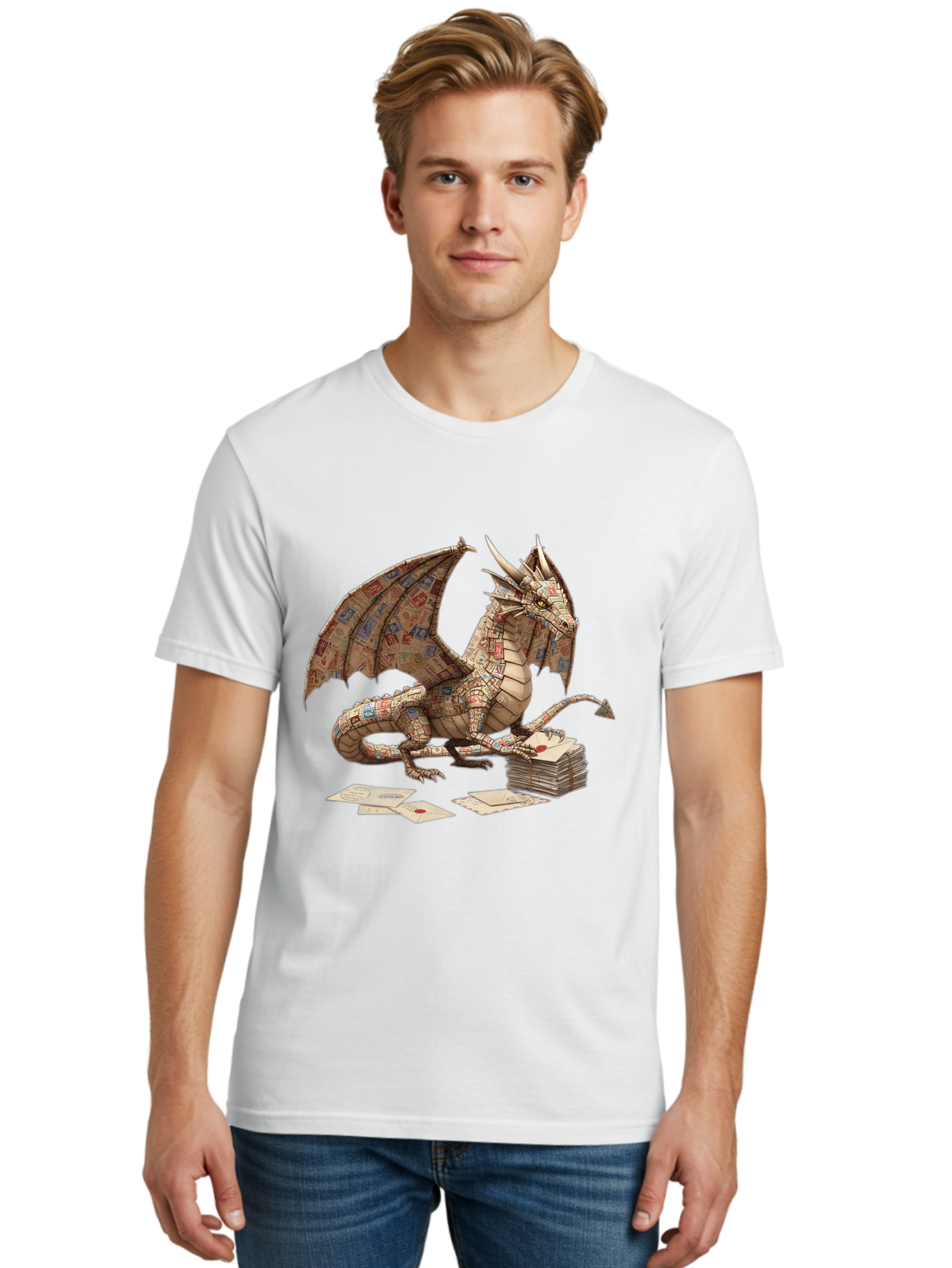 Dragon-Made-Of-Playing-Cards Men'S Graphic Tee, 100% Cotton, Comfortable Casual Summer Wear, Machine Washable, Vintage Camera, Old Camera, Antique Camera, Black Camera, Classic Photography, Photography Equipment, Nostalgic Device, Film Camera, Bam330
