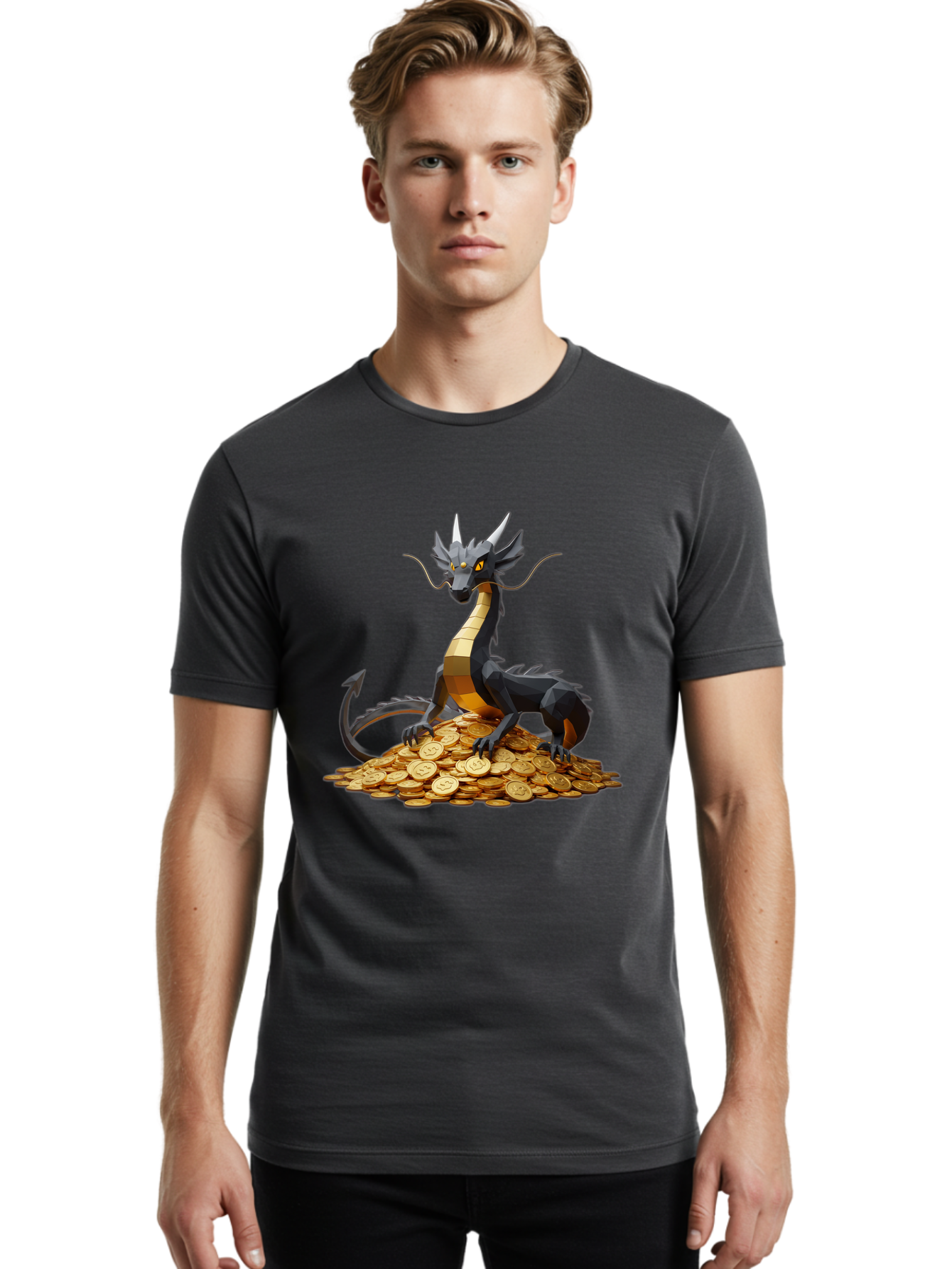 Dragon-On-Coins Men'S Graphic Tee, 100% Cotton, Comfortable Casual Summer Wear, Machine Washable, Vintage Camera, Old Camera, Antique Camera, Black Camera, Classic Photography, Photography Equipment, Nostalgic Device, Film Camera, Camera Art Bam331
