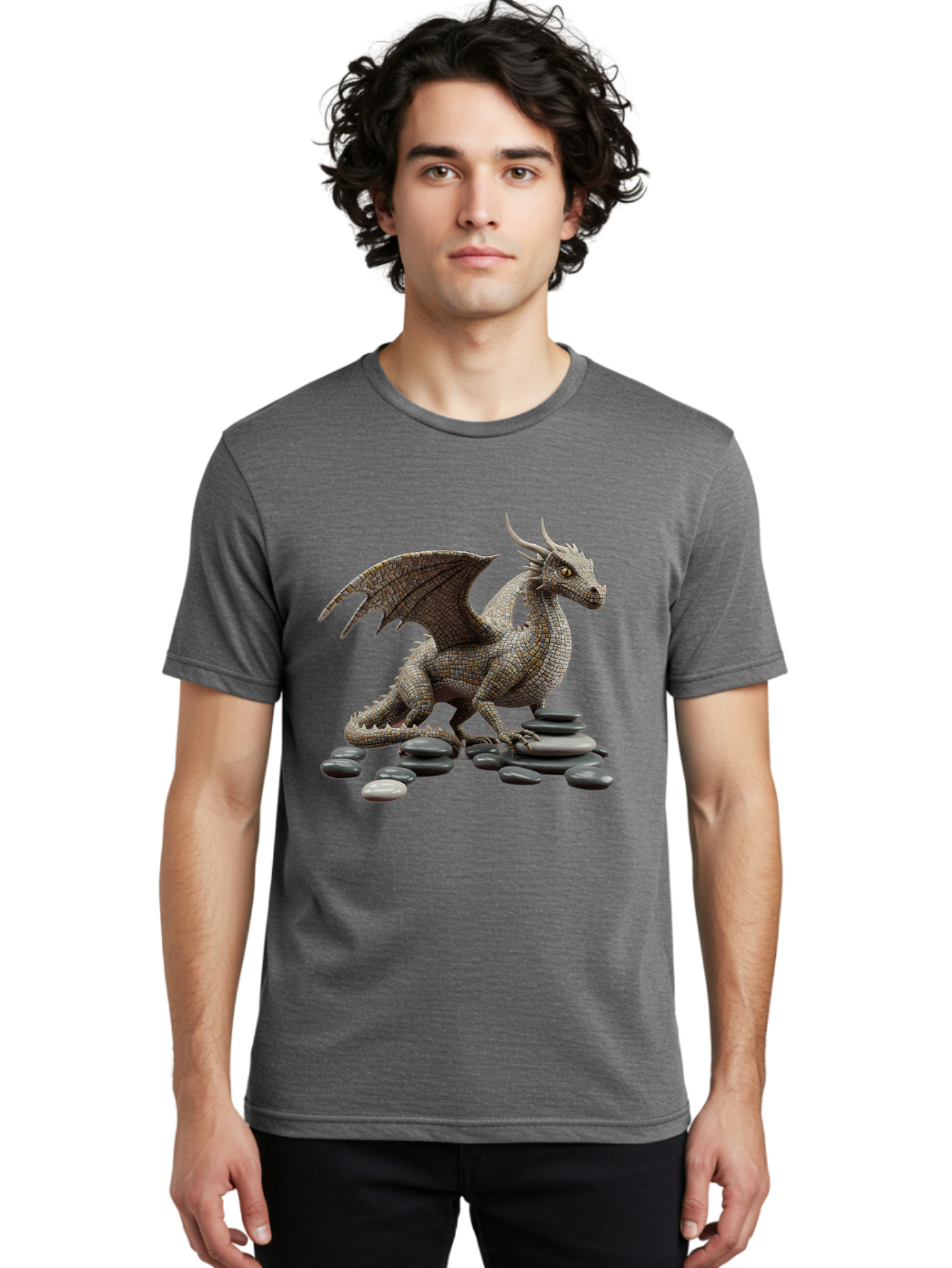 Dragon-On-Stones Men'S Graphic Tee, 100% Cotton, Comfortable Casual Summer Wear, Machine Washable, Vintage Camera, Old Camera, Antique Camera, Black Camera, Classic Photography, Photography Equipment, Nostalgic Device, Film Camera, Camera Art Bam332
