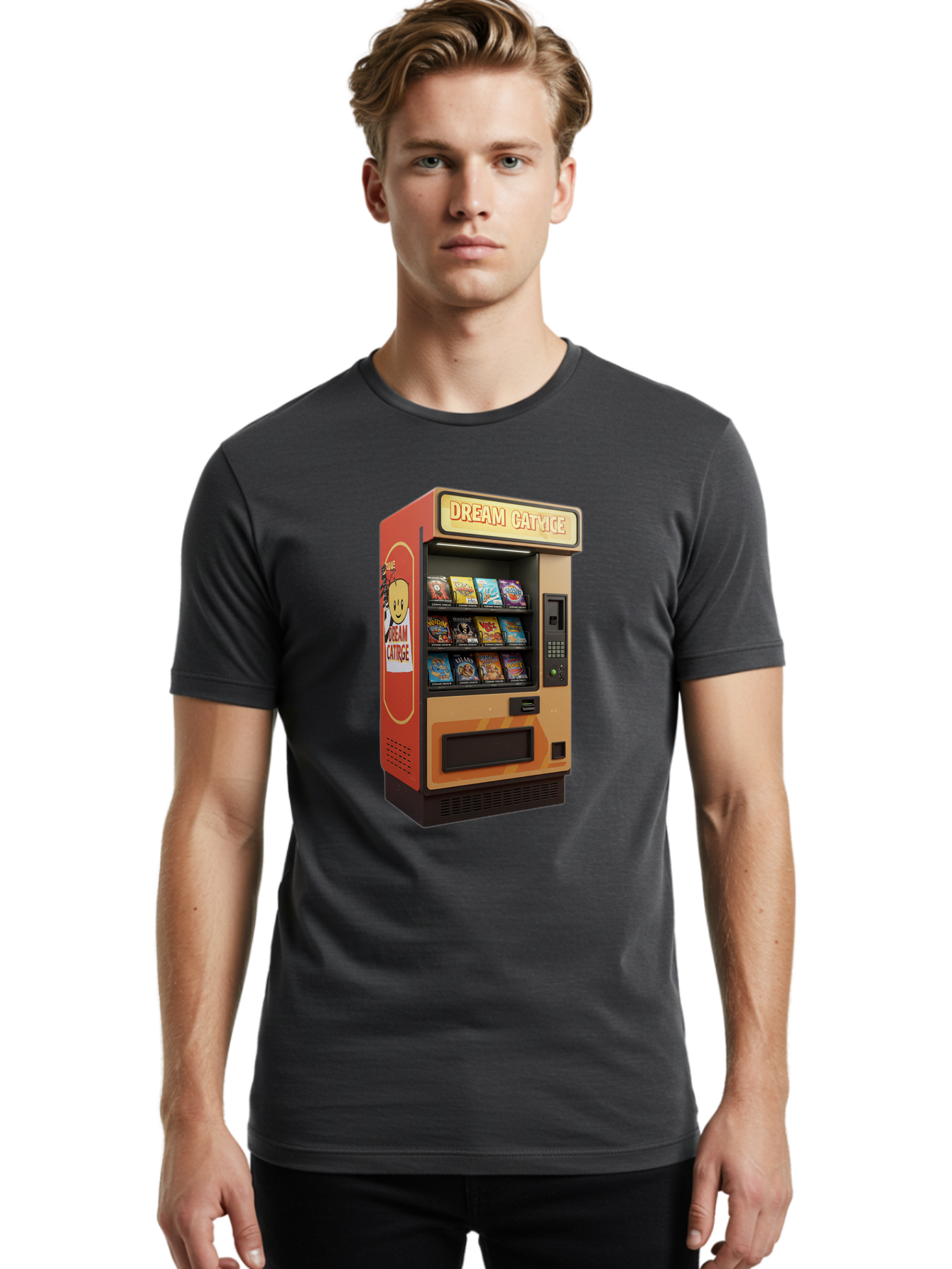Dream-Cath-Ce Men'S Graphic Tee, 100% Cotton, Comfortable Casual Summer Wear, Machine Washable, Vintage Camera, Old Camera, Antique Camera, Black Camera, Classic Photography, Photography Equipment, Nostalgic Device, Film Camera, Camera Art Bam334
