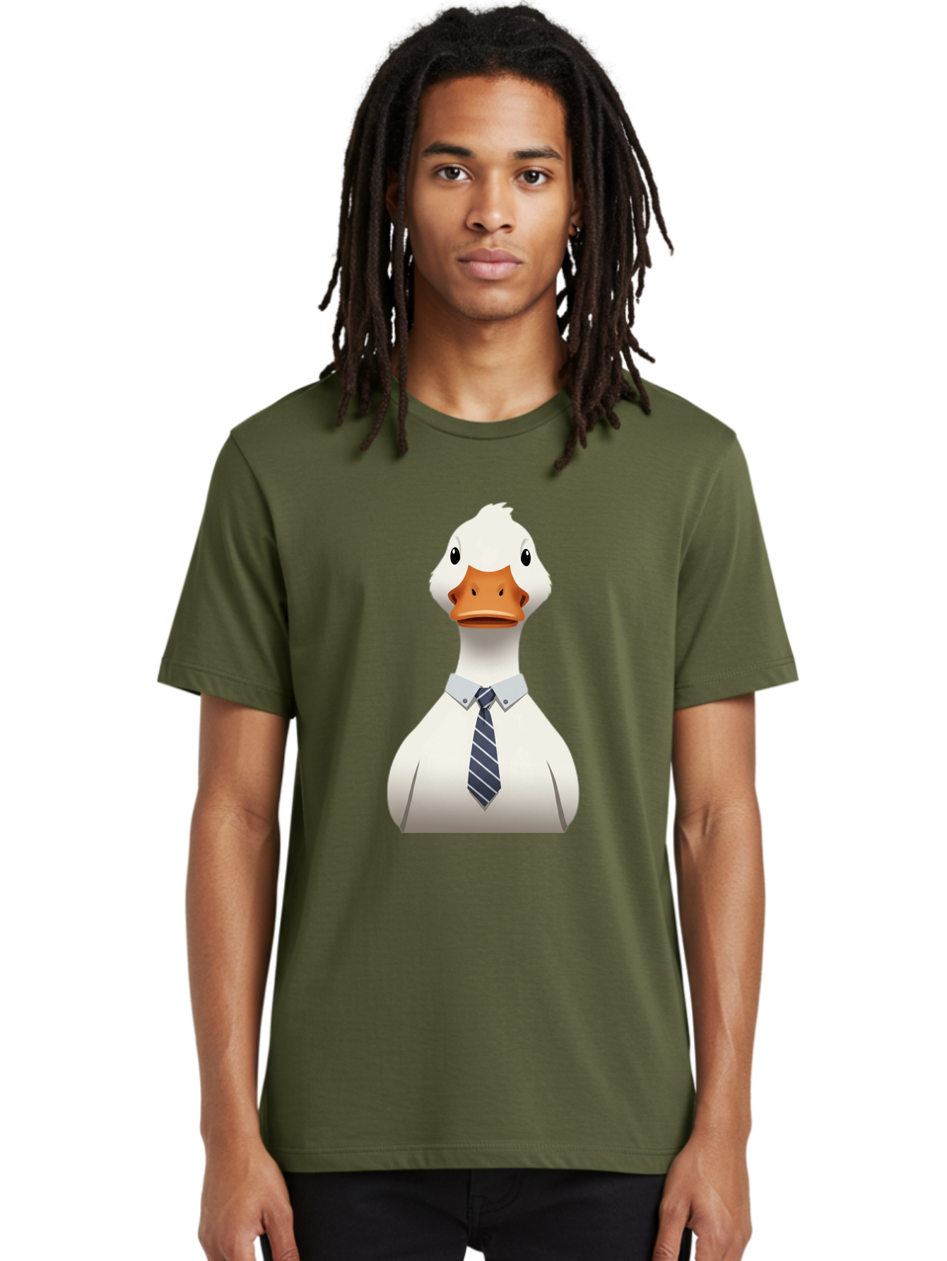 Duck-In-Suit-2 Men'S Graphic Tee, 100% Cotton, Comfortable Casual Summer Wear, Machine Washable, Vintage Camera, Old Camera, Antique Camera, Black Camera, Classic Photography, Photography Equipment, Nostalgic Device, Film Camera, Camera Art Bam340