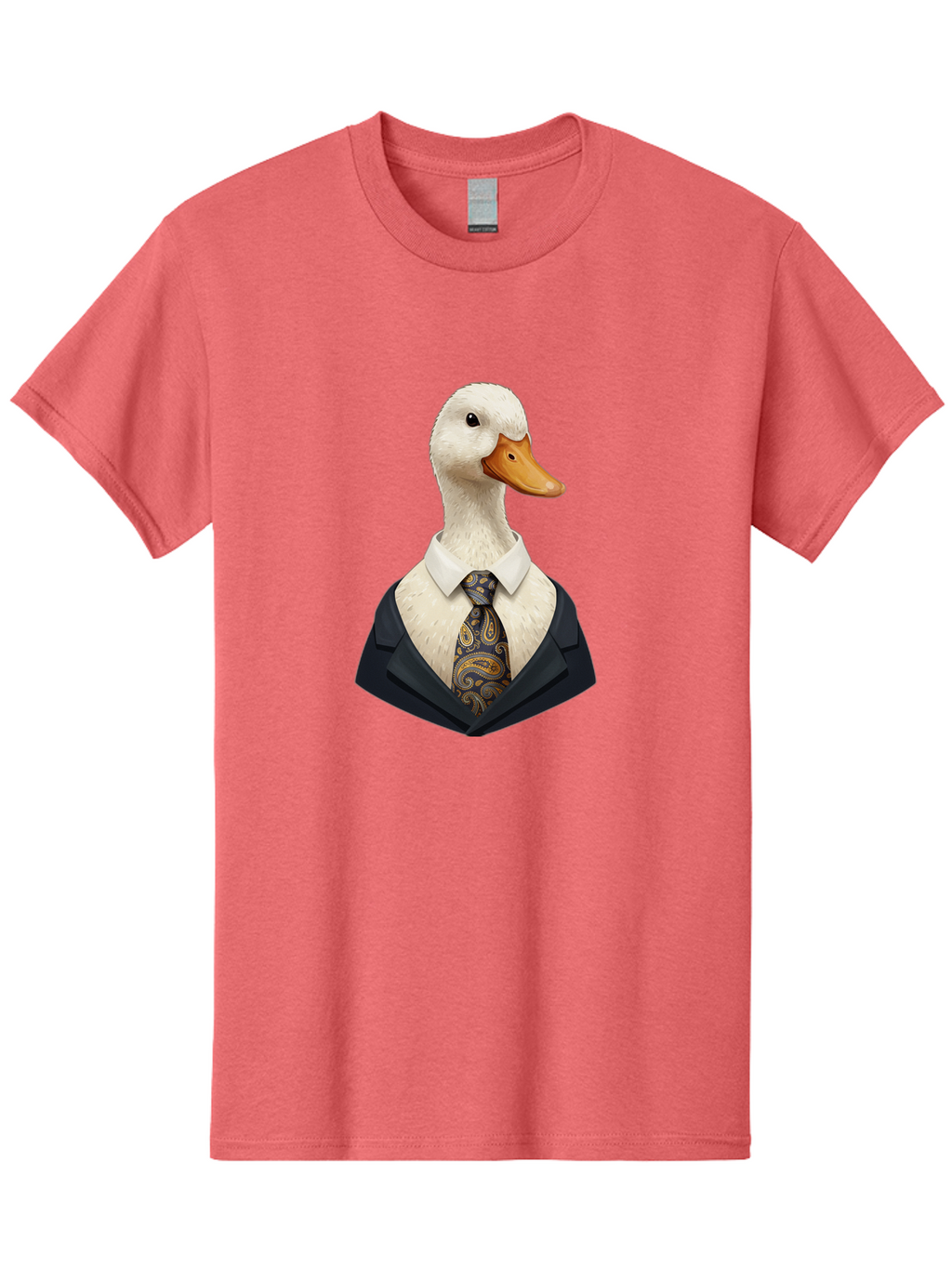 Duck-In-Suit-4 Men'S Graphic Tee, 100% Cotton, Comfortable Casual Summer Wear, Machine Washable, Vintage Camera, Old Camera, Antique Camera, Black Camera, Classic Photography, Photography Equipment, Nostalgic Device, Film Camera, Camera Art Bam342