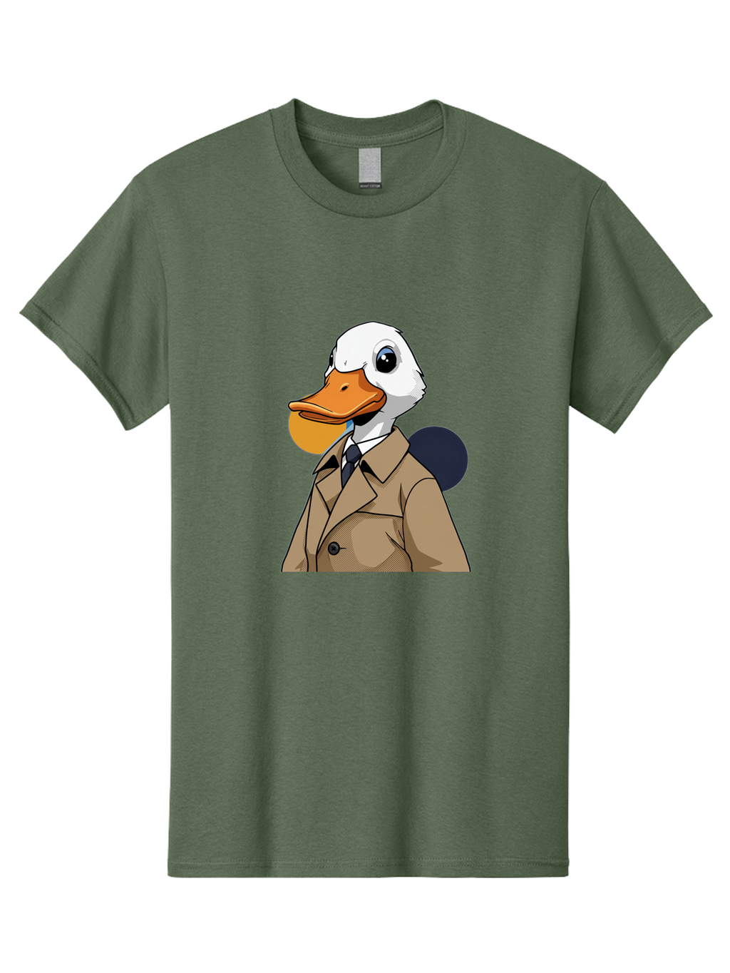 Duck-In-Suit-5 Men'S Graphic Tee, 100% Cotton, Comfortable Casual Summer Wear, Machine Washable, Vintage Camera, Old Camera, Antique Camera, Black Camera, Classic Photography, Photography Equipment, Nostalgic Device, Film Camera, Camera Art Bam343