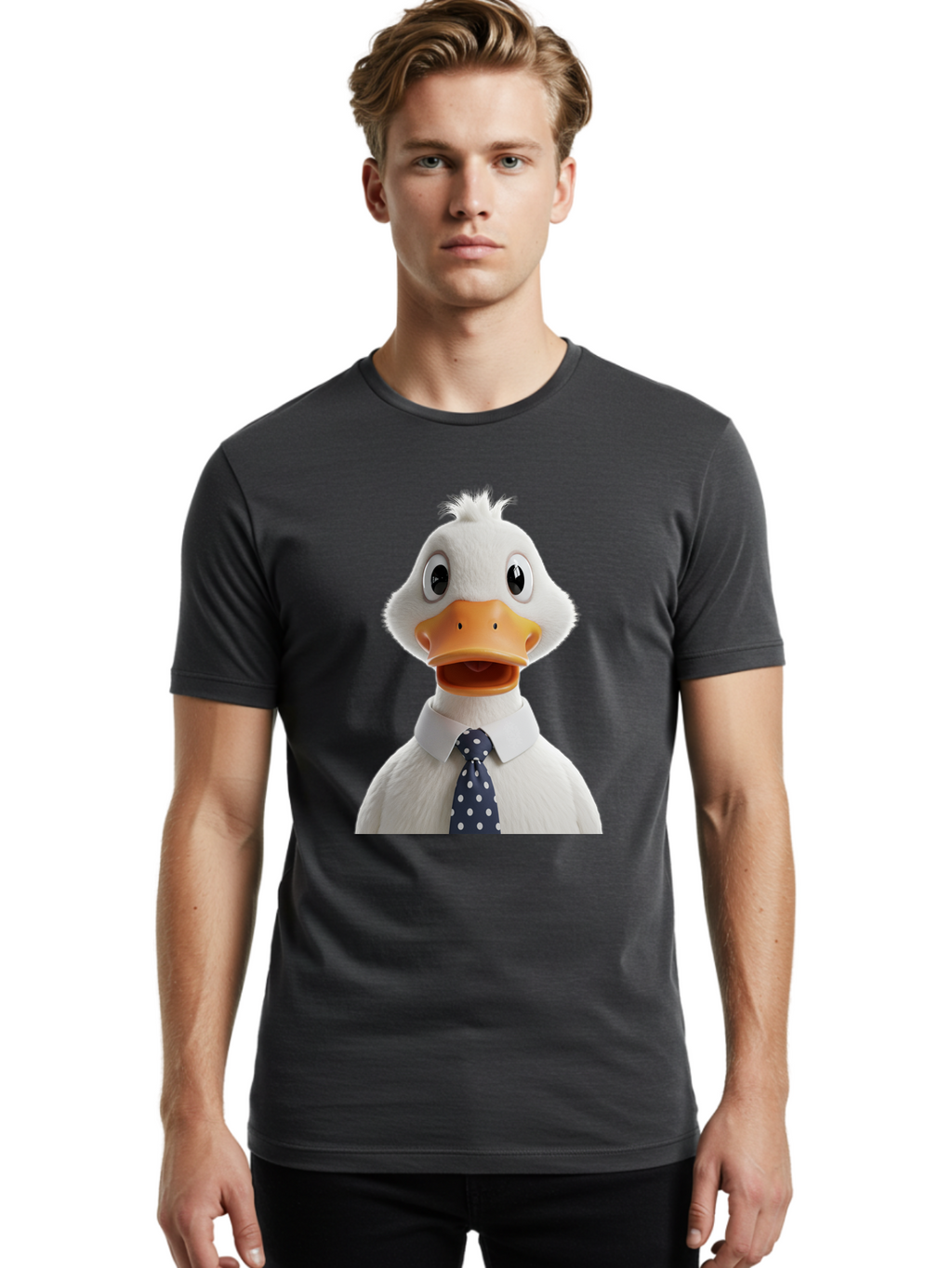 Duck-In-Suit Men'S Graphic Tee, 100% Cotton, Comfortable Casual Summer Wear, Machine Washable, Vintage Camera, Old Camera, Antique Camera, Black Camera, Classic Photography, Photography Equipment, Nostalgic Device, Film Camera, Camera Art Bam344