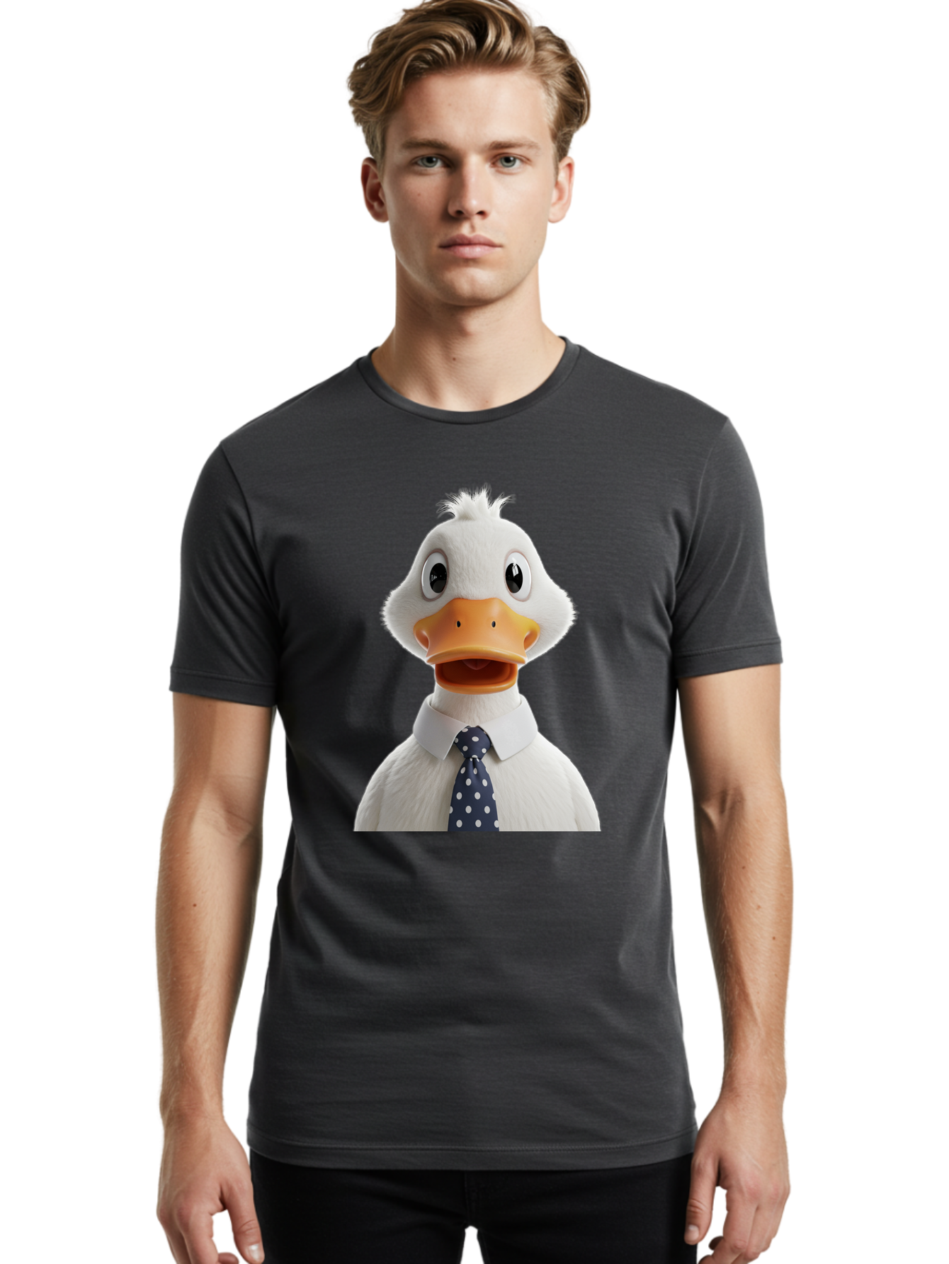 Duck-In-Suit Men'S Graphic Tee, 100% Cotton, Comfortable Casual Summer Wear, Machine Washable, Vintage Camera, Old Camera, Antique Camera, Black Camera, Classic Photography, Photography Equipment, Nostalgic Device, Film Camera, Camera Art Bam344