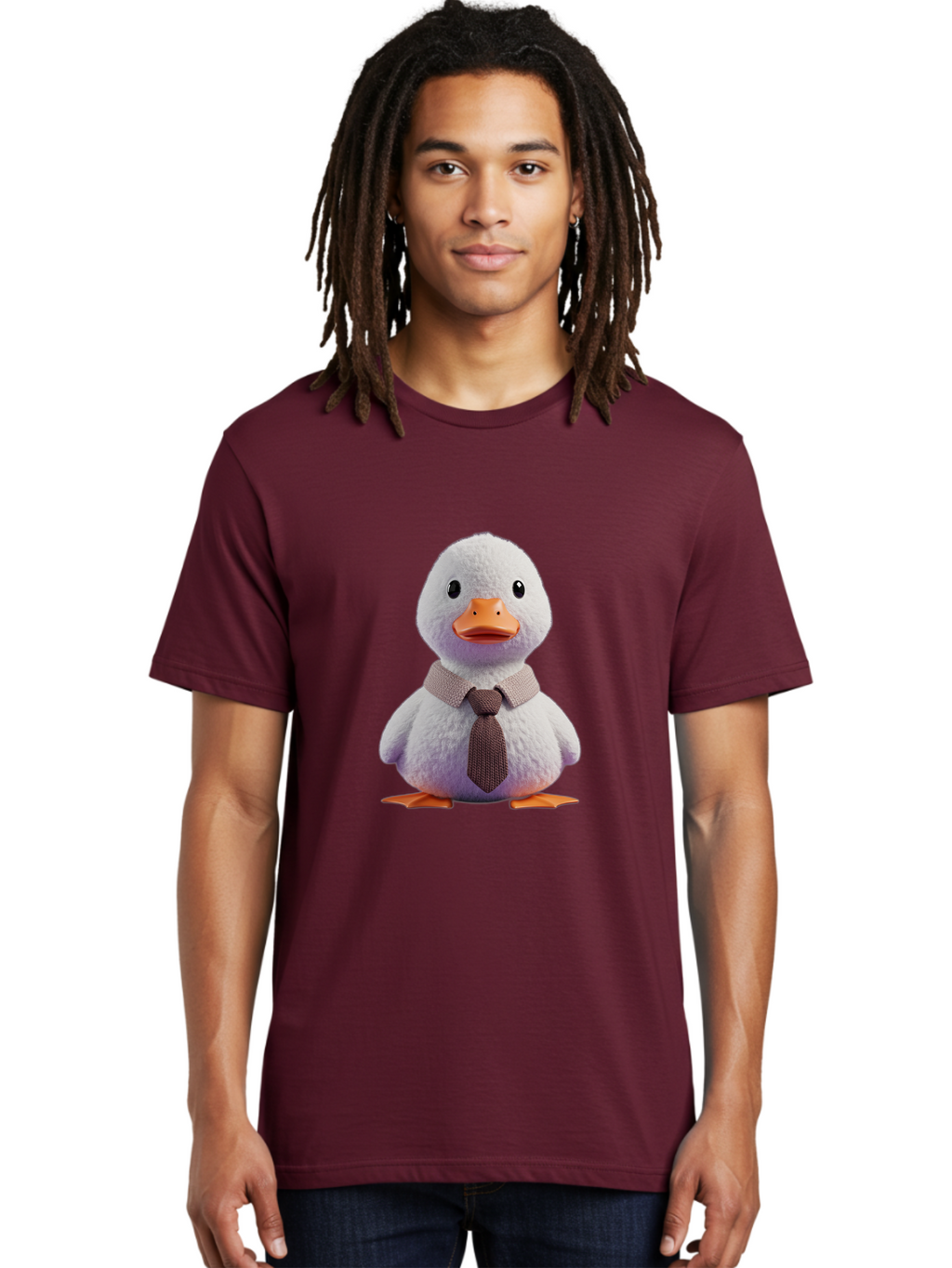 Duck-In-Tie-1 Men'S Graphic Tee, 100% Cotton, Comfortable Casual Summer Wear, Machine Washable, Vintage Camera, Old Camera, Antique Camera, Black Camera, Classic Photography, Photography Equipment, Nostalgic Device, Film Camera, Camera Art Bam345