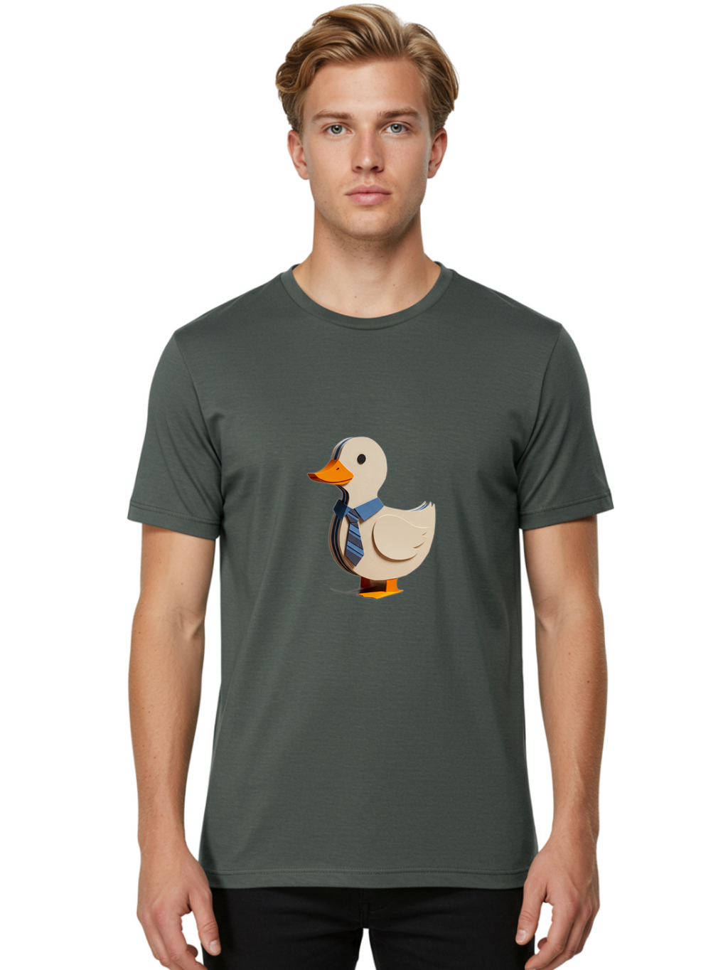 Duck-In-Tie Men'S Graphic Tee, 100% Cotton, Comfortable Casual Summer Wear, Machine Washable, Vintage Camera, Old Camera, Antique Camera, Black Camera, Classic Photography, Photography Equipment, Nostalgic Device, Film Camera, Camera Art Bam346